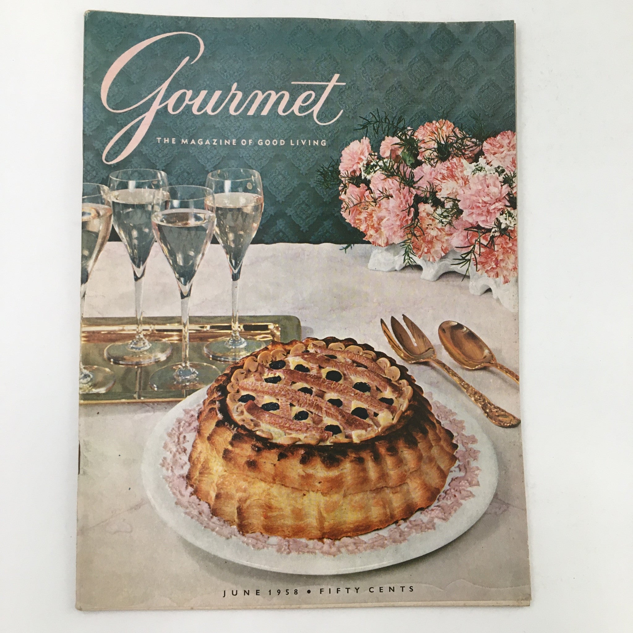 Gourmet Magazine June 1958 Vol. 18 No. 6 The Disciple of Ong Tao No Label