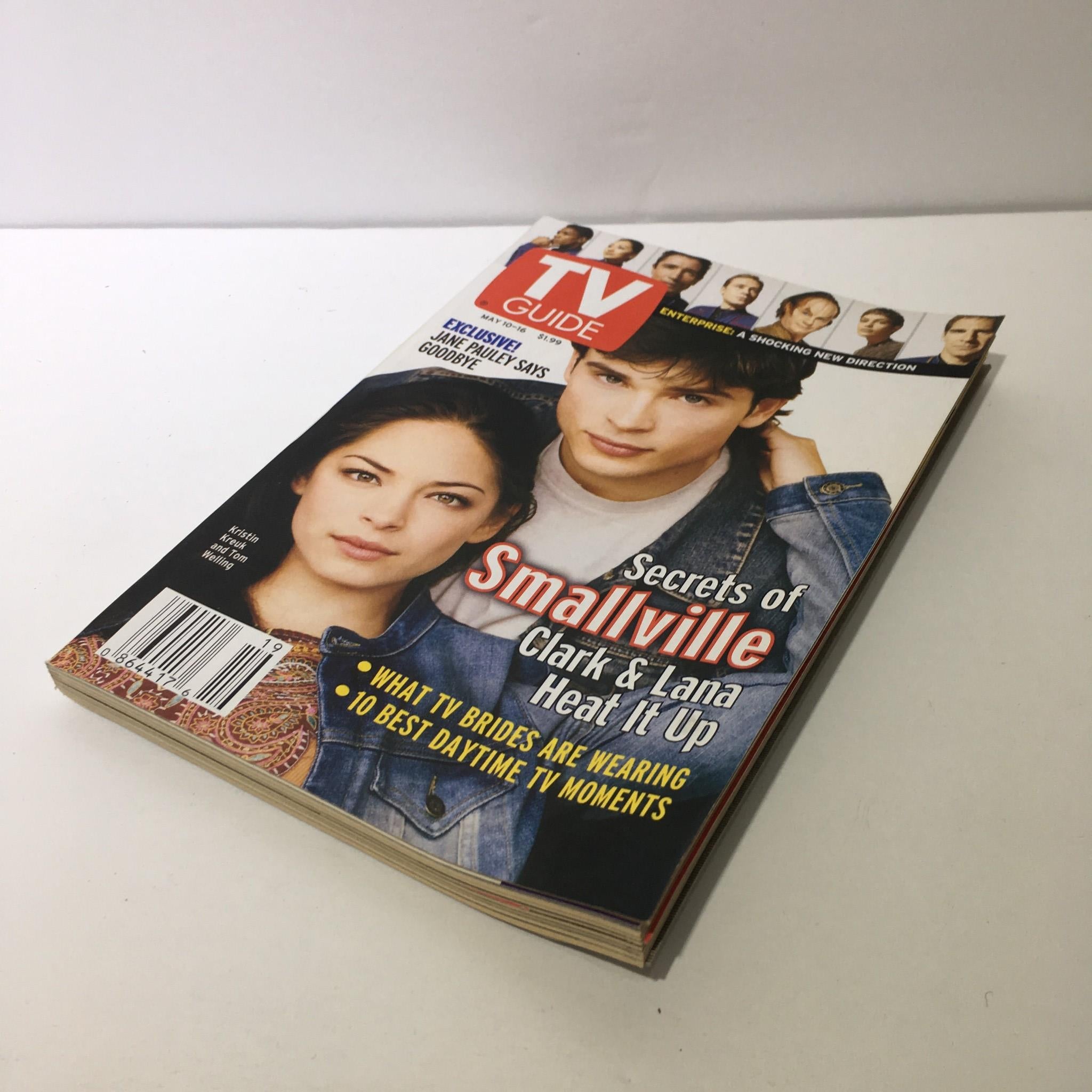 TV Guide May 10-16 2003 Kristin Kreuk & Tom Welling Secret of Smallville Cover