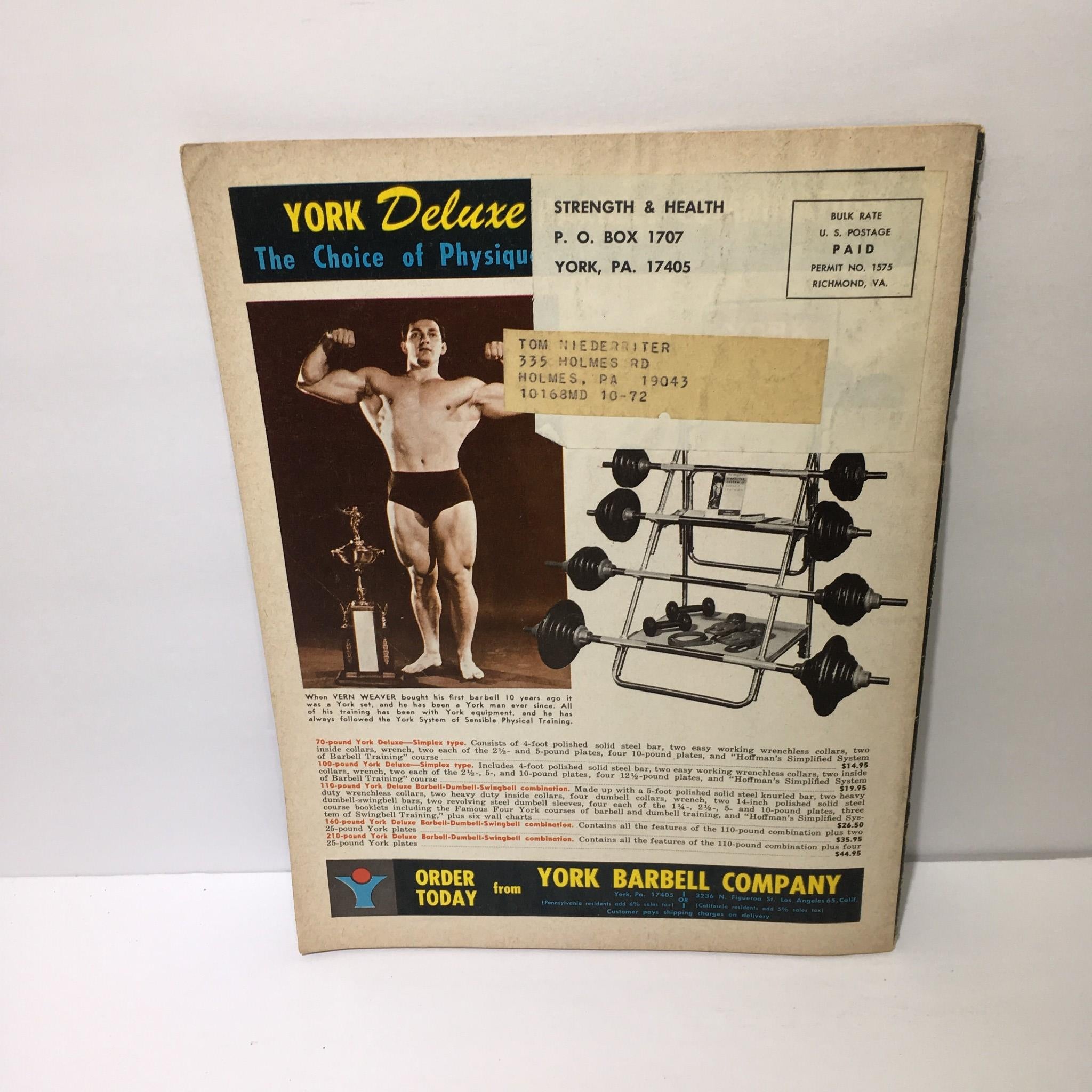 Muscular Development Magazine March 1970