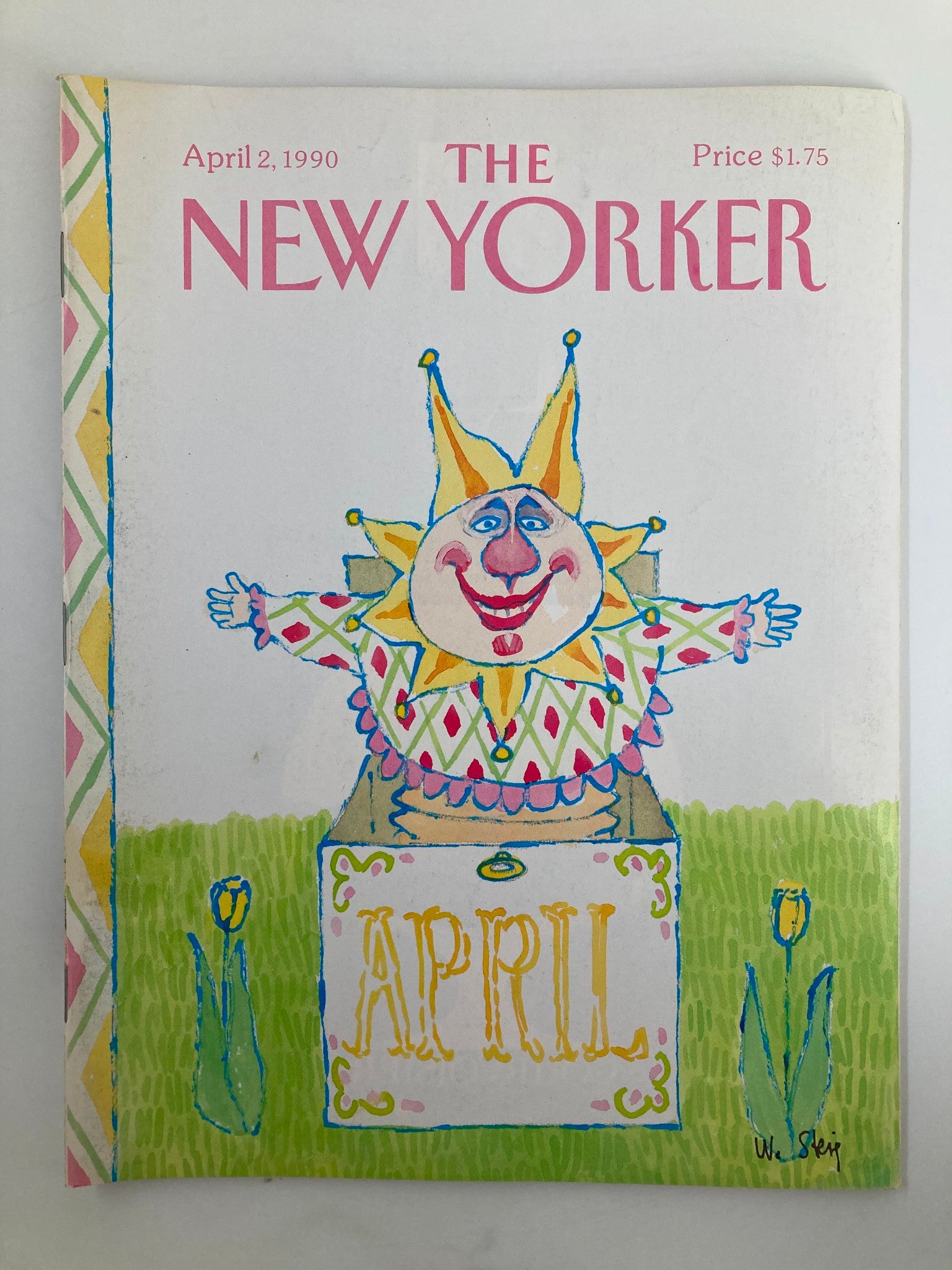 The New Yorker Full Magazine April 2 1990 April Fools Clown by William Steig