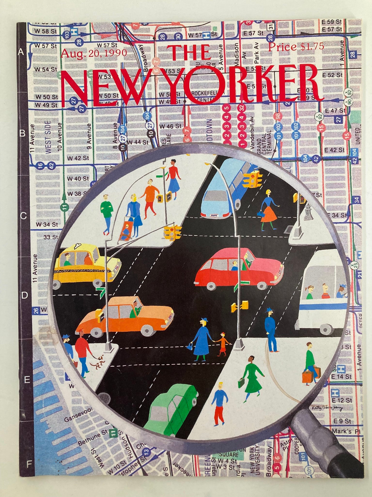 The New Yorker Full Magazine August 20 1990 Street Surveillance by Kathy O Young