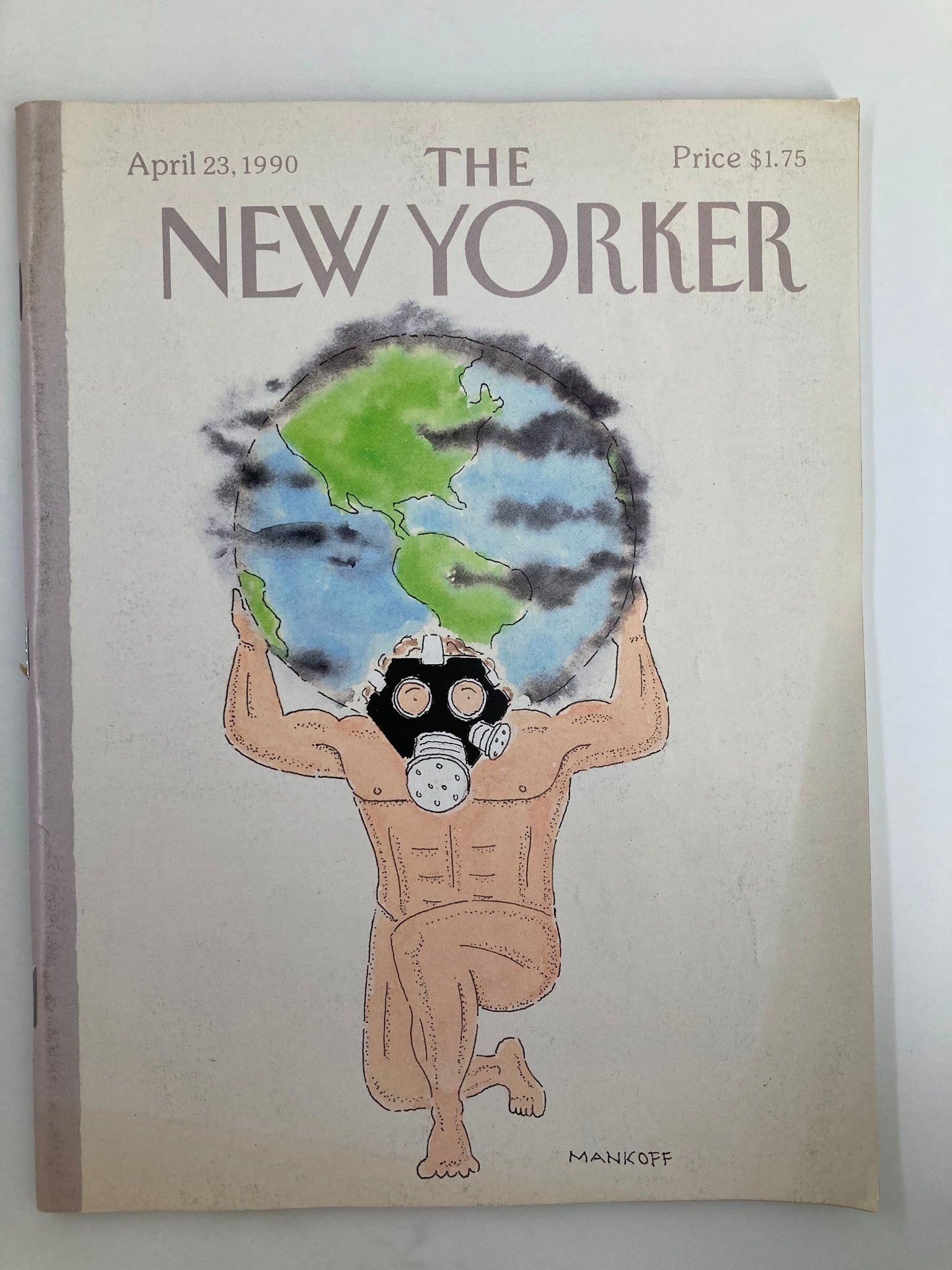 The New Yorker Full Magazine April 23 1990 Carrying The Earth by Robert Mankoff