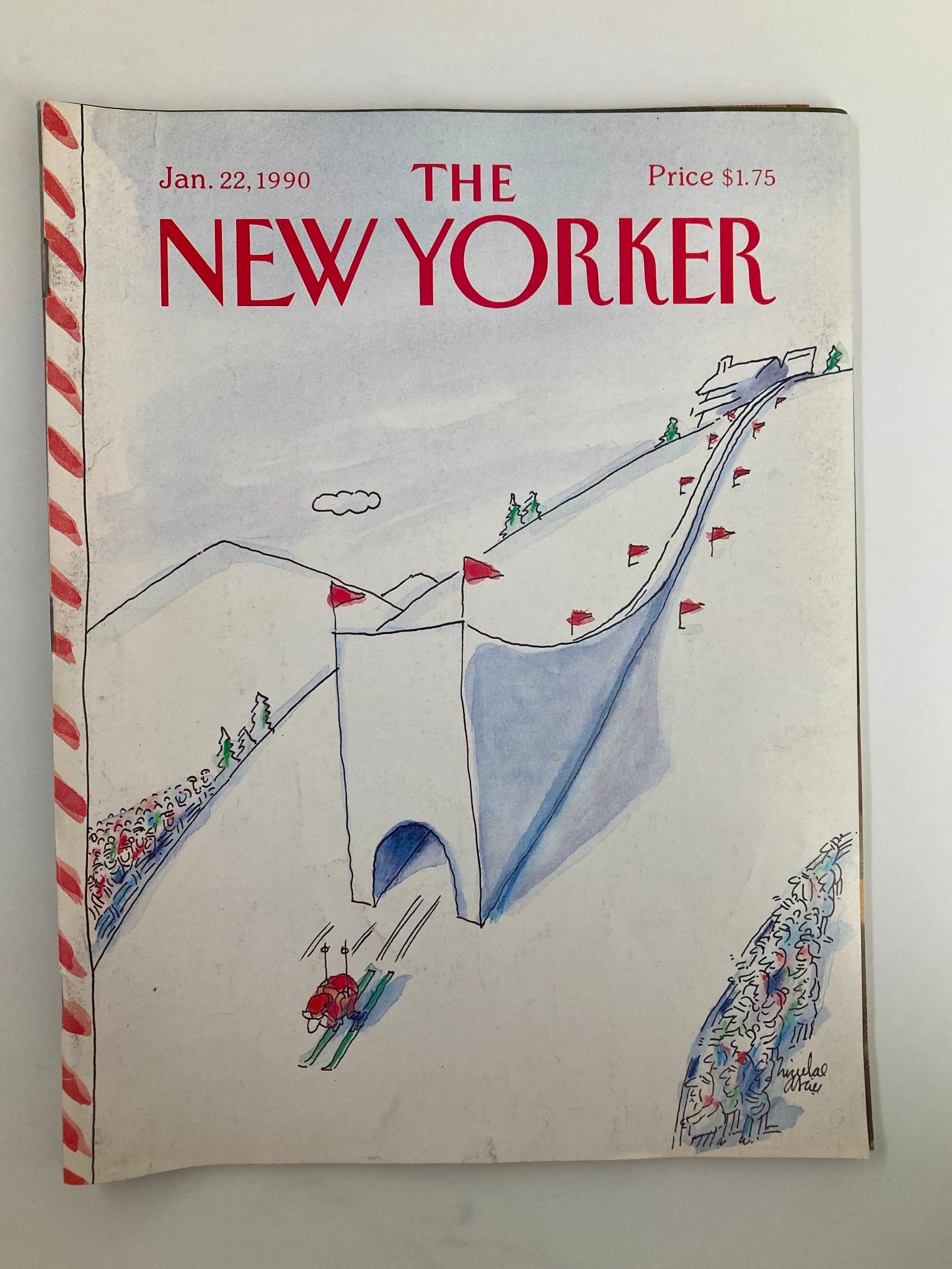 The New Yorker Full Magazine January 22 1990 Skiing Competition by N. Asciu