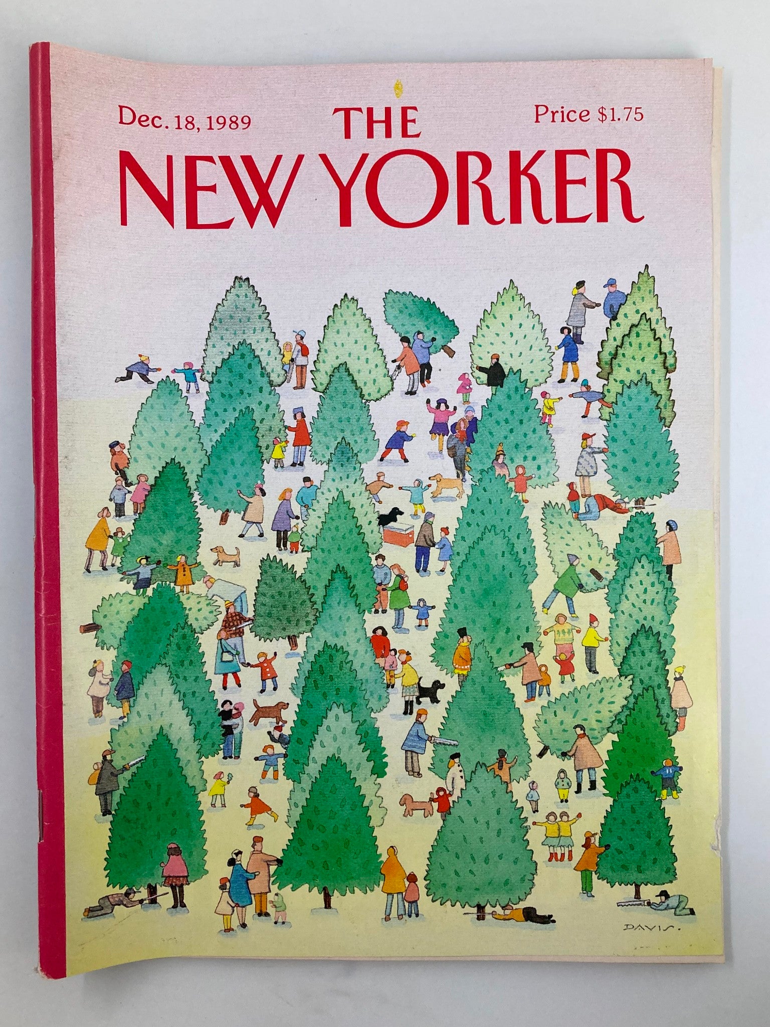 The New Yorker Full Magazine December 18 1989 Picking Trees by Susan Davis