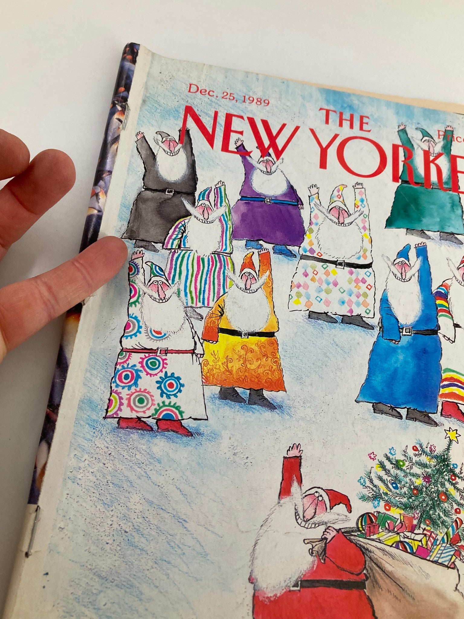 The New Yorker Full Magazine December 25 1989 Christmas Santa by Ronald Searle