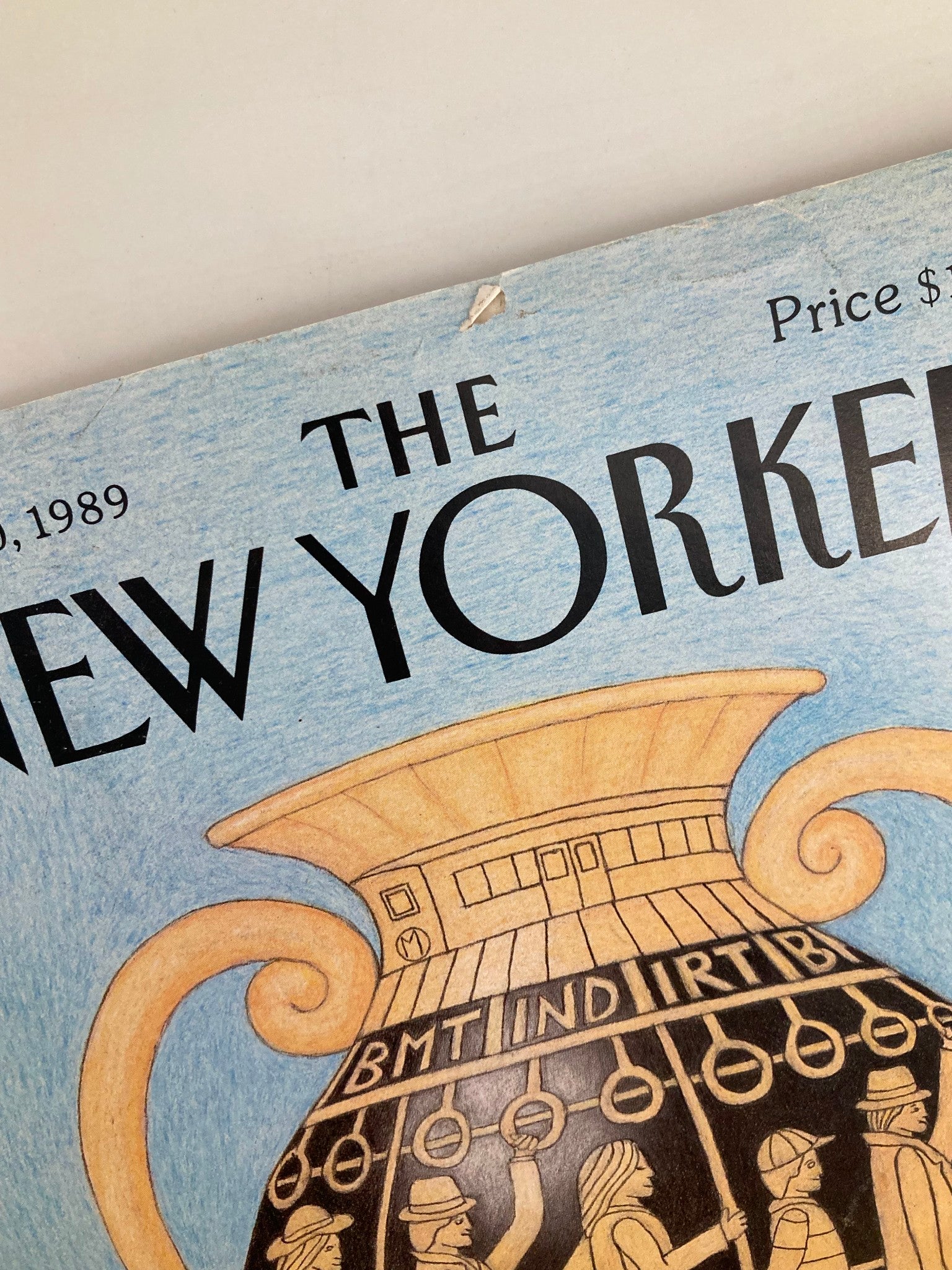 The New Yorker Full Magazine November 20 1989 Tourist Jar by Bob Knox No Label