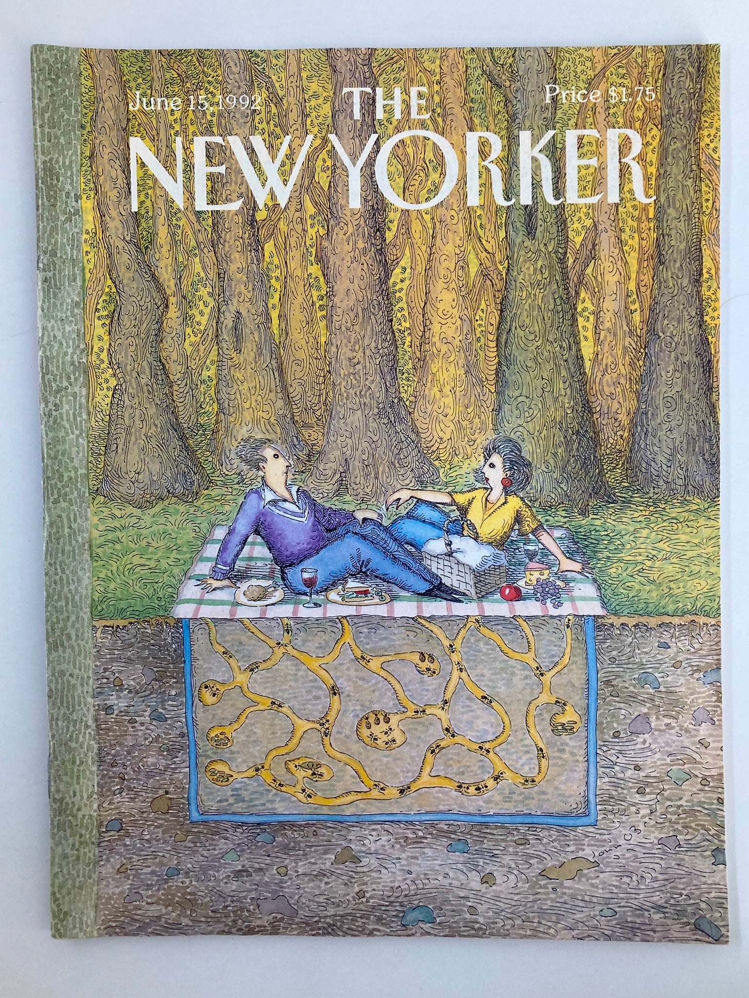 The New Yorker Full Magazine June 15 1992 Picnuc Above Ants by John O'Brien