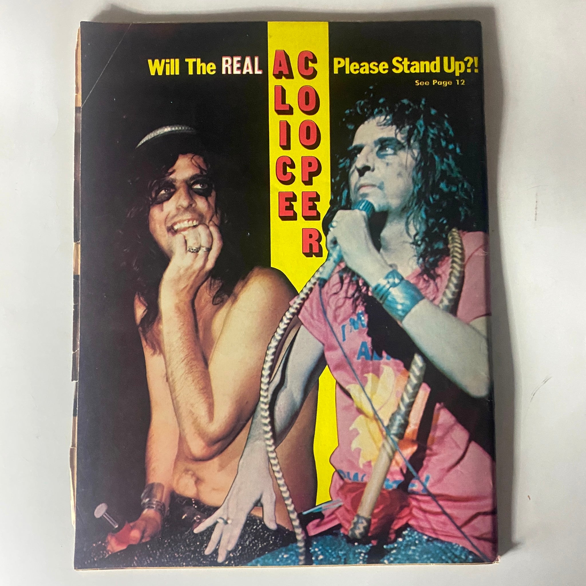 VTG 16 Magazine October 1973 Alice Cooper, David Cassidy No Poster No Label