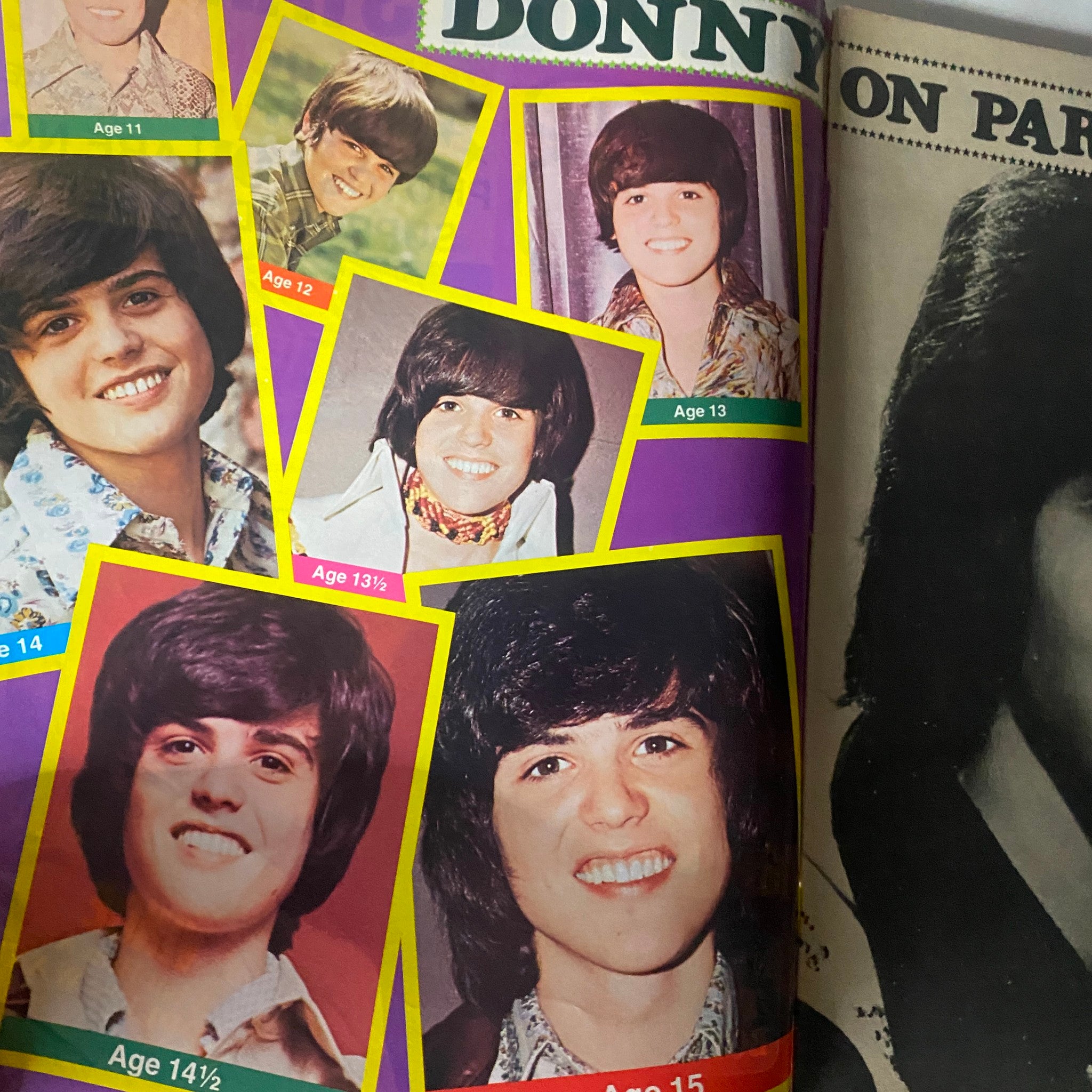 VTG 16 Magazine November 1974 Donny & The Osmonds, Linda Blair w Poster