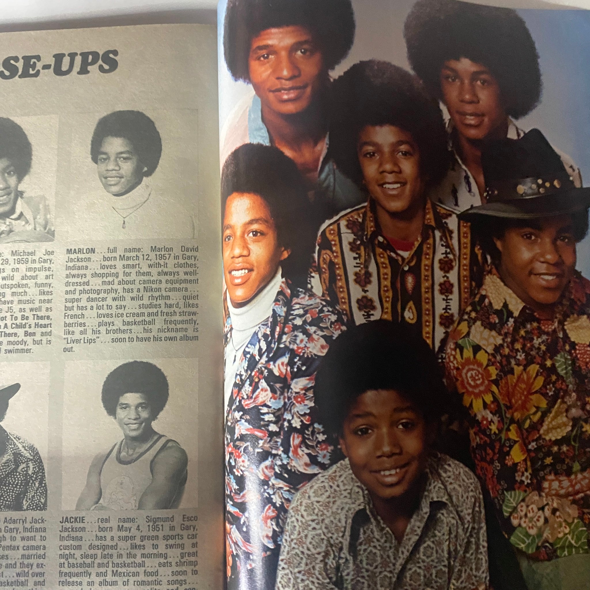 VTG 16 Magazine Summer 1973 Vol 1 No. 1 The Jackson 5 w Poster No Label