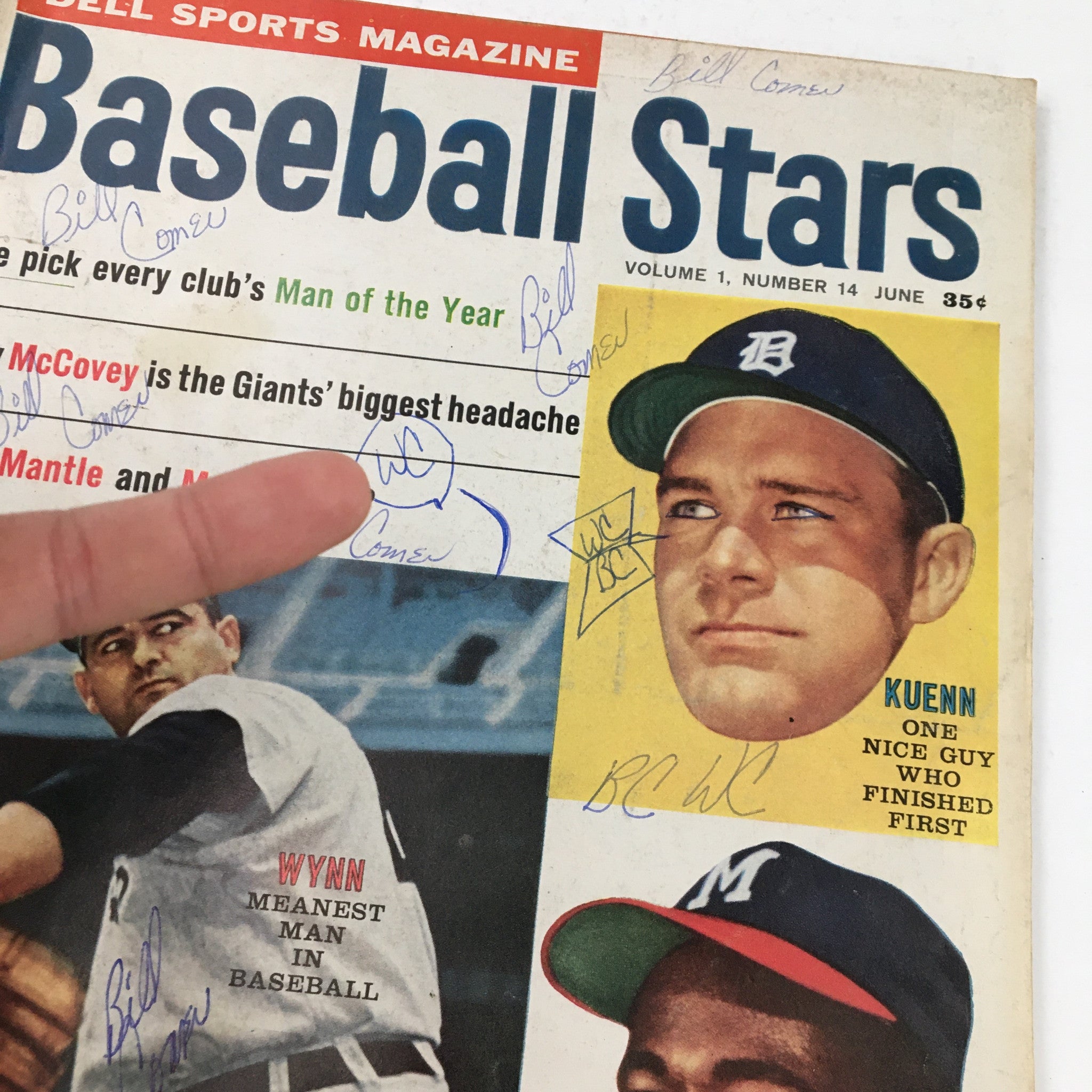 Dell Sports Magazine June 1960 Harvey Kuenn, Jimmy Wynn & Hank Aaron No Label