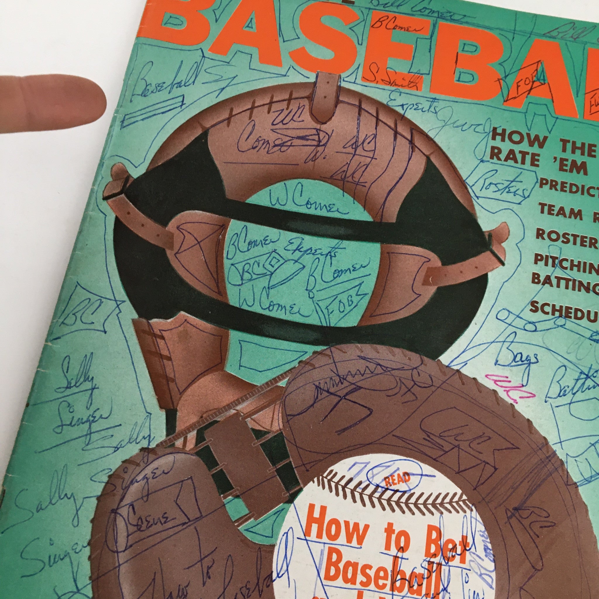 Sportscope Magazine Baseball 1960 How To Bet Baseball and Win No Label