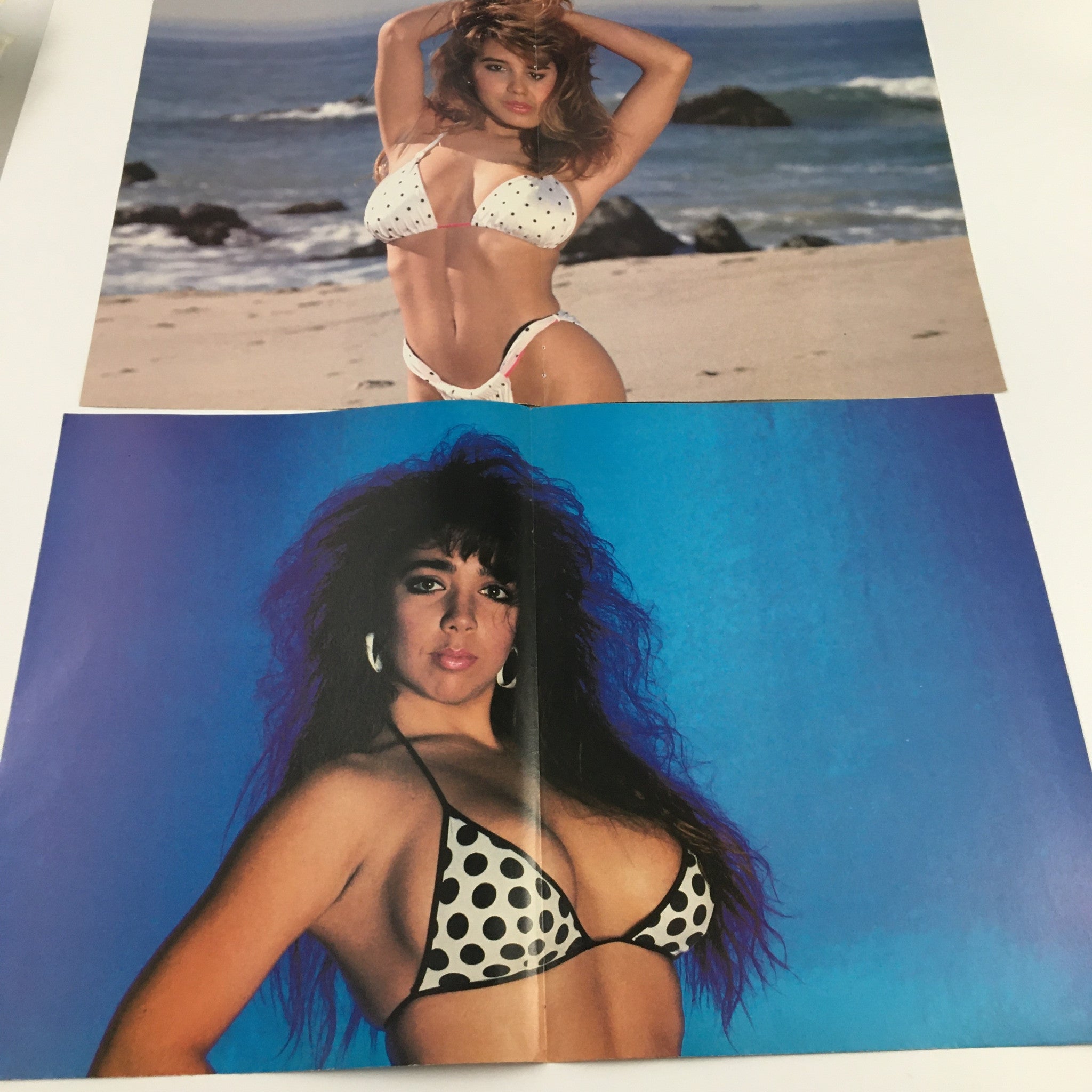 Blast Swimsuit Posters Magazine September 1988 Brook, Brandi & Monique No Label