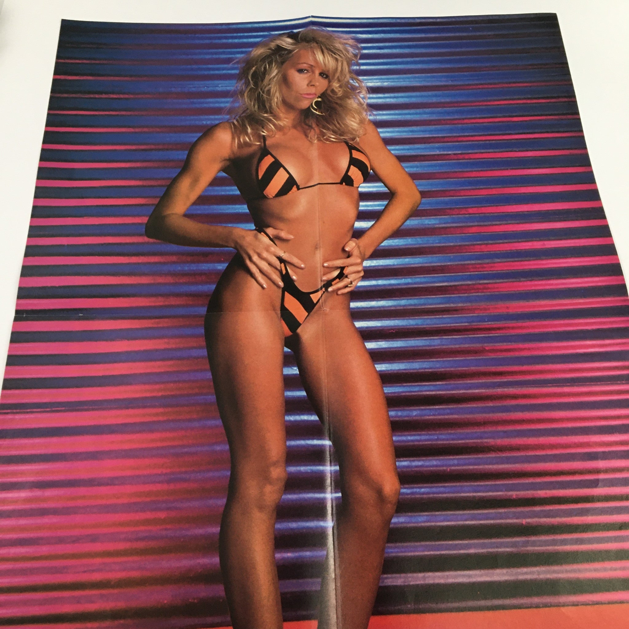 Blast Swimsuit Posters Magazine September 1988 Brook, Brandi & Monique No Label