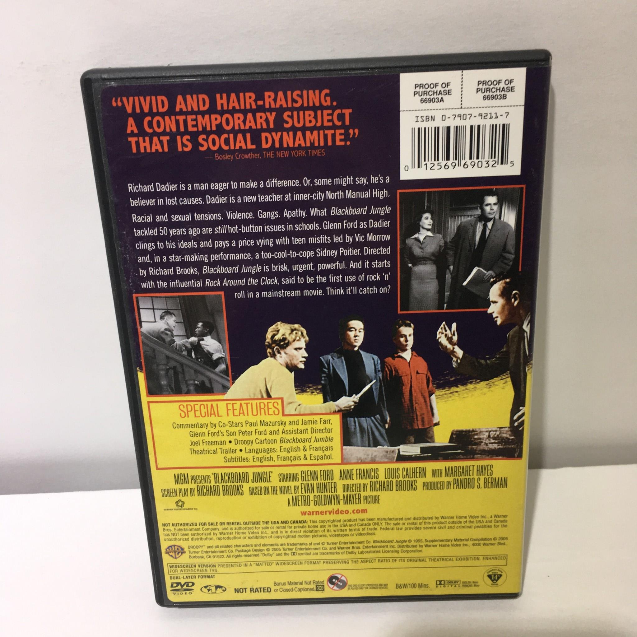 Blackboard Jungle 2005 Glenn Ford DVD