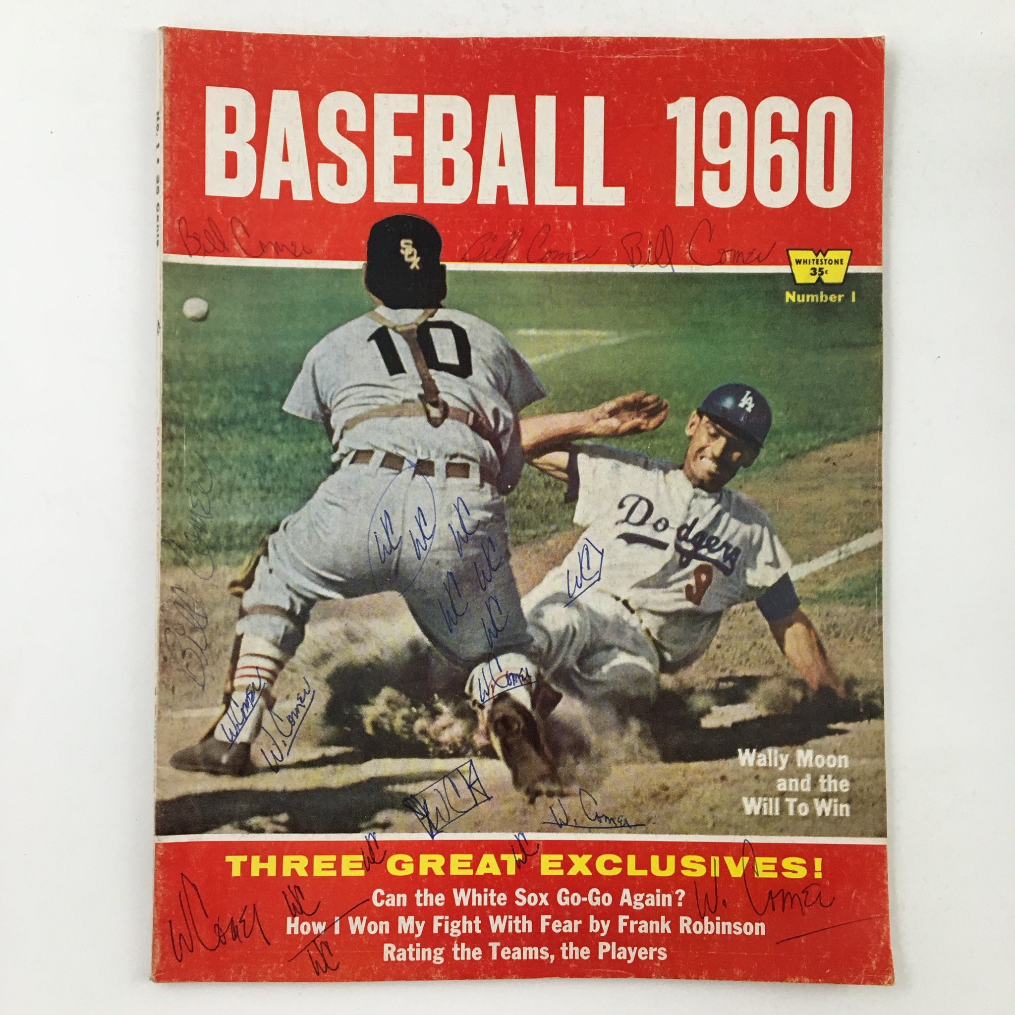 Baseball Magazine 1960 Los Angeles Dodgers Wally Moon & the Will to Win No Label