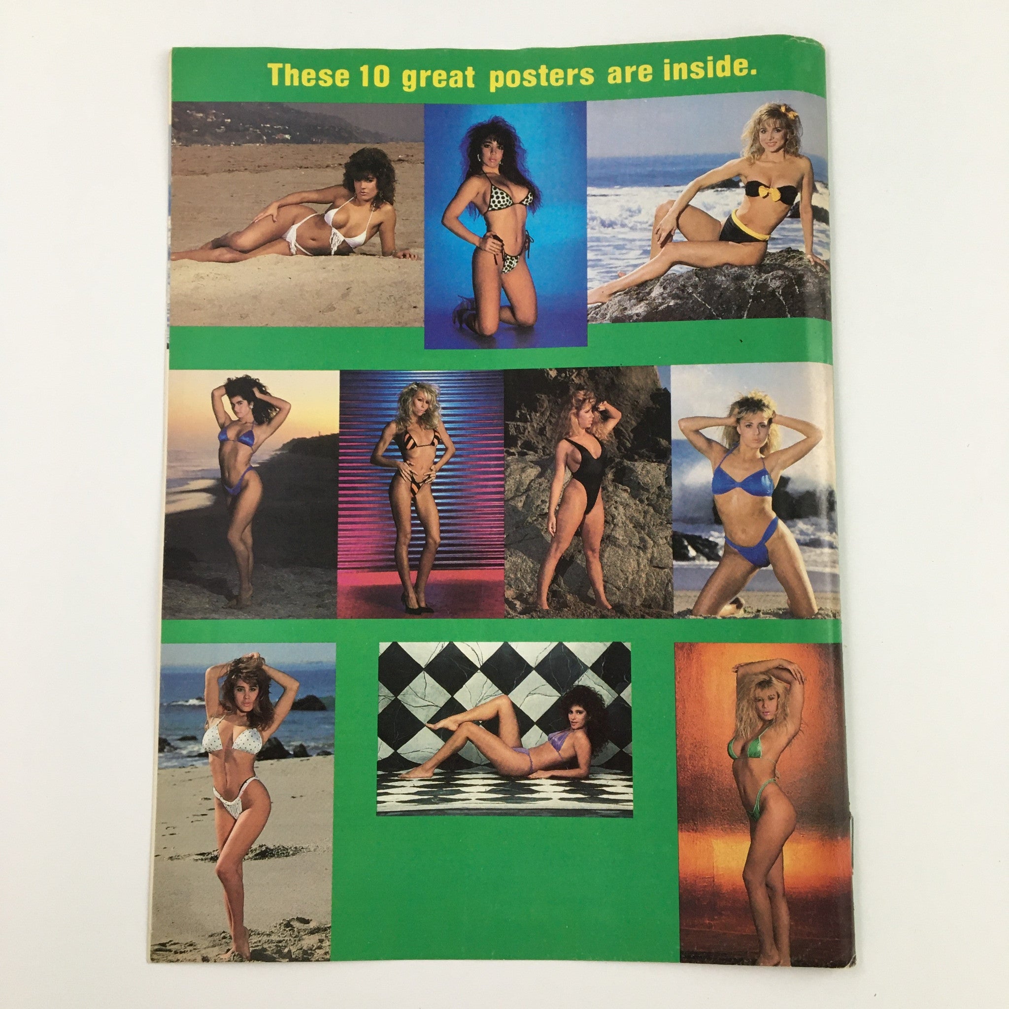 Blast Swimsuit Posters Magazine September 1988 Brook, Brandi & Monique No Label