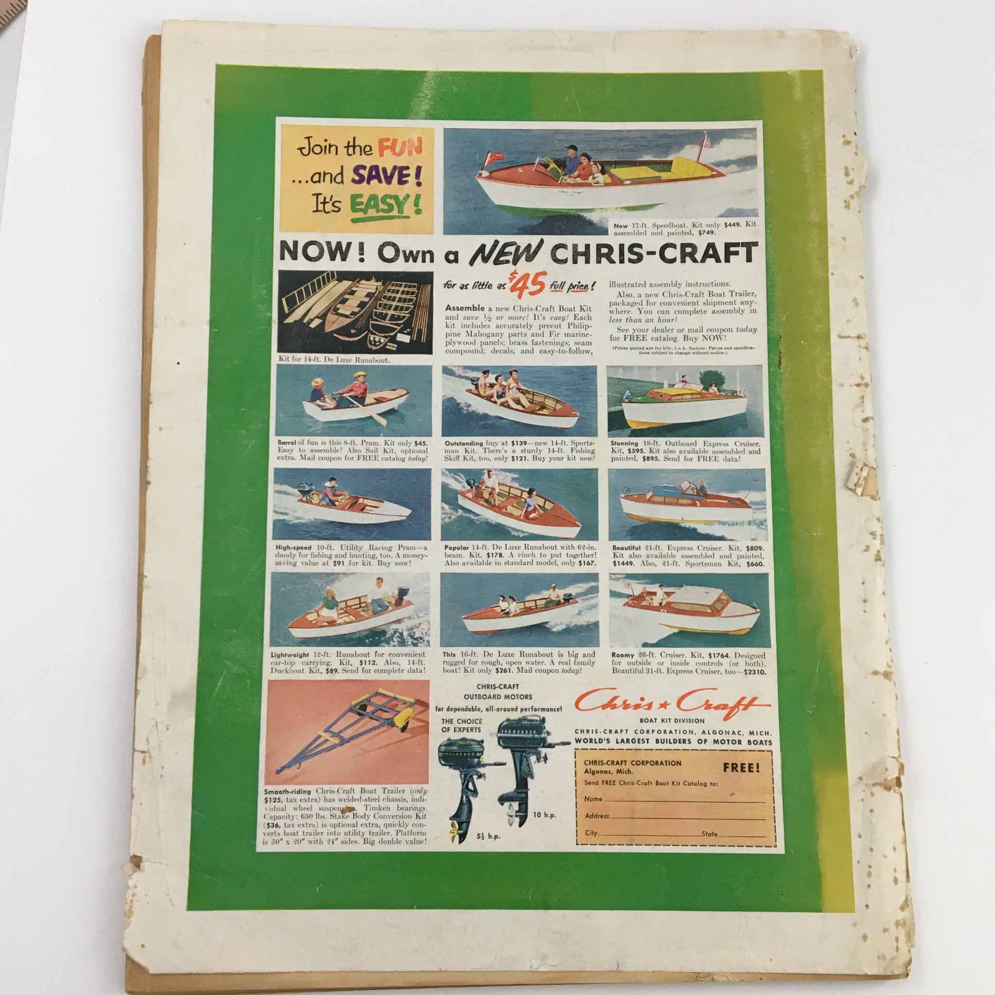 Sports Afield Magazine 1953 Fishing Annual Surface Signs as Fish Guides No Label