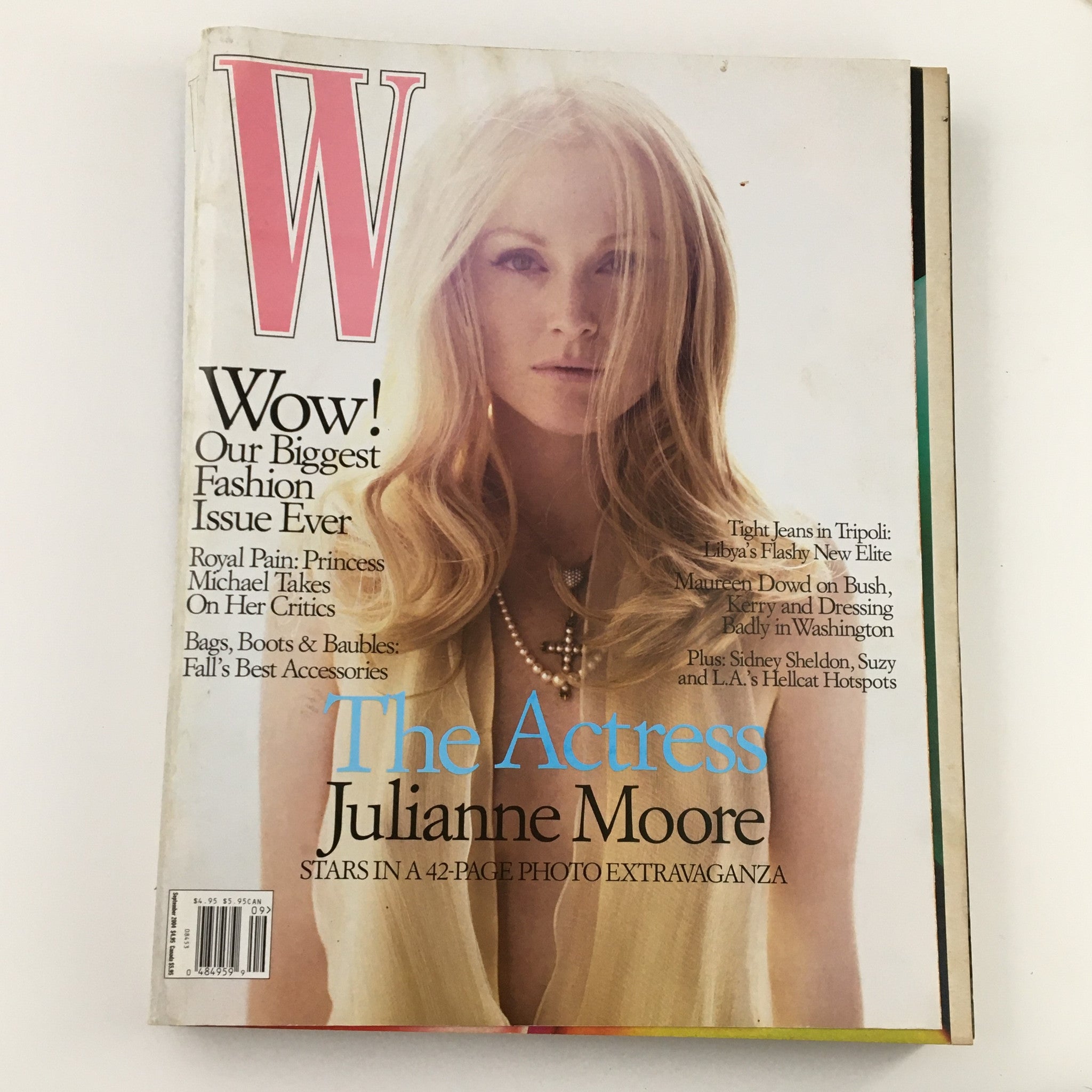 W Magazine September 2004 The Actress Julianne Moore Photo Extravaganza No Label