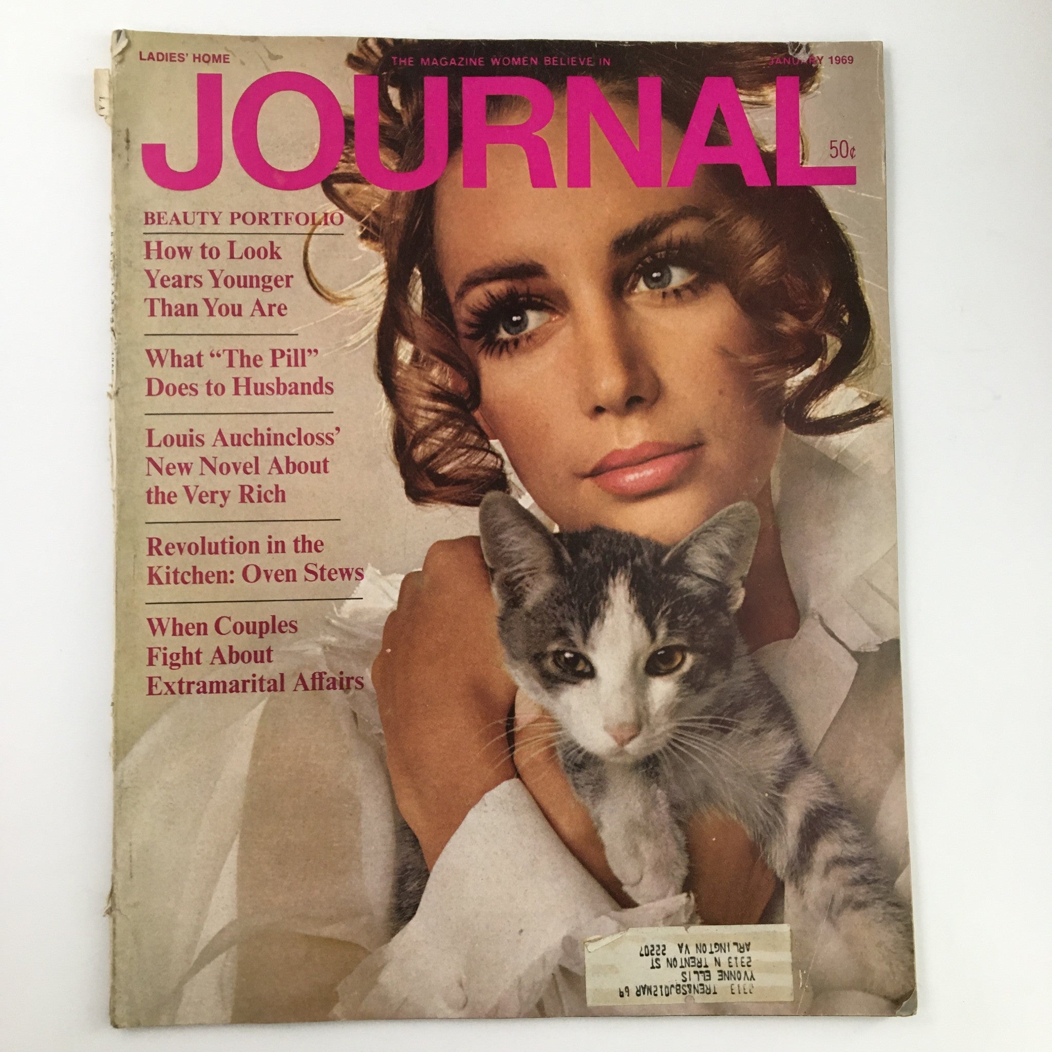 Ladies' Home Journal Magazine January 1969 Louis Auchincloss' Novel About Rich