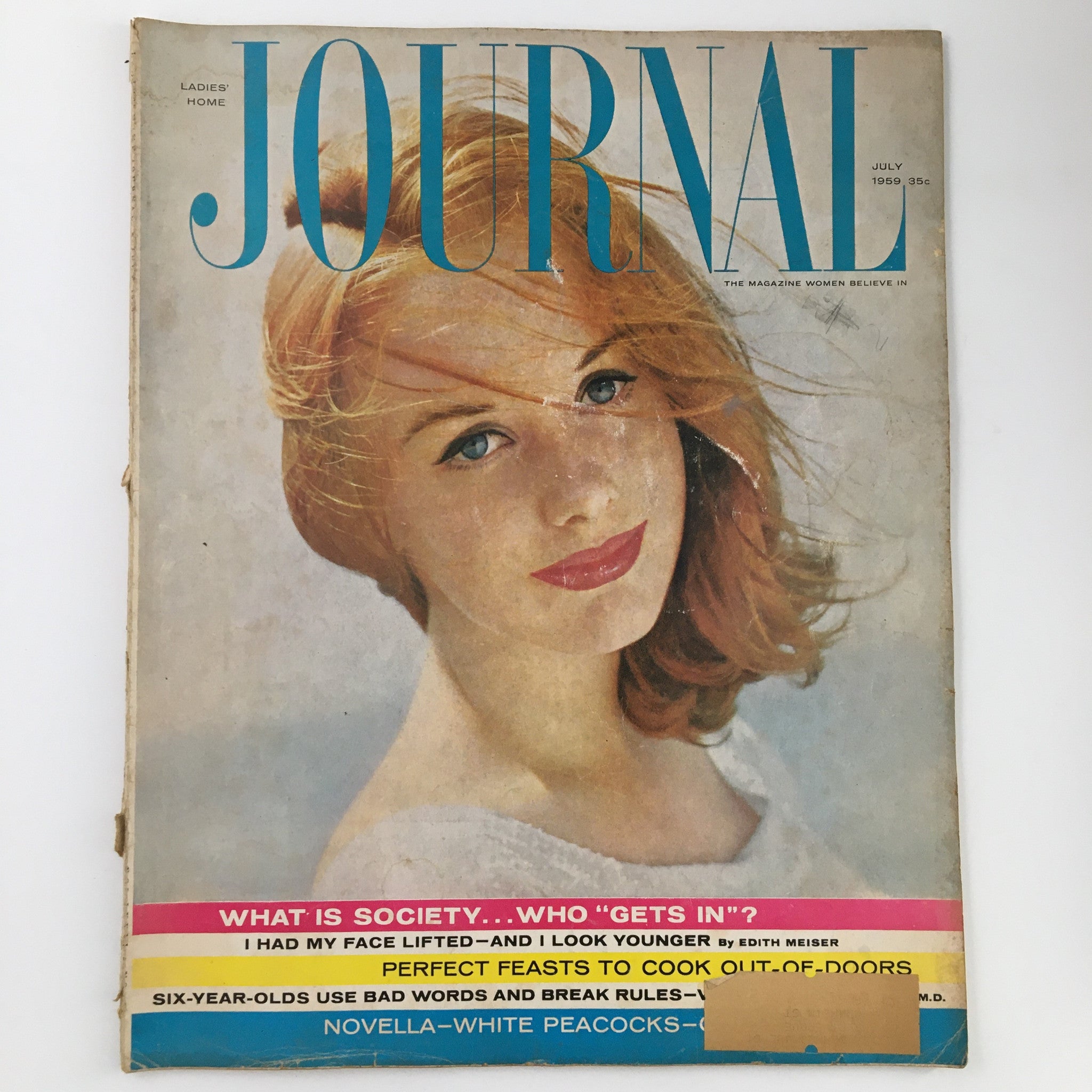 Ladies' Home Journal Magazine July 1959 I Had My Face Lifted & I Look Younger