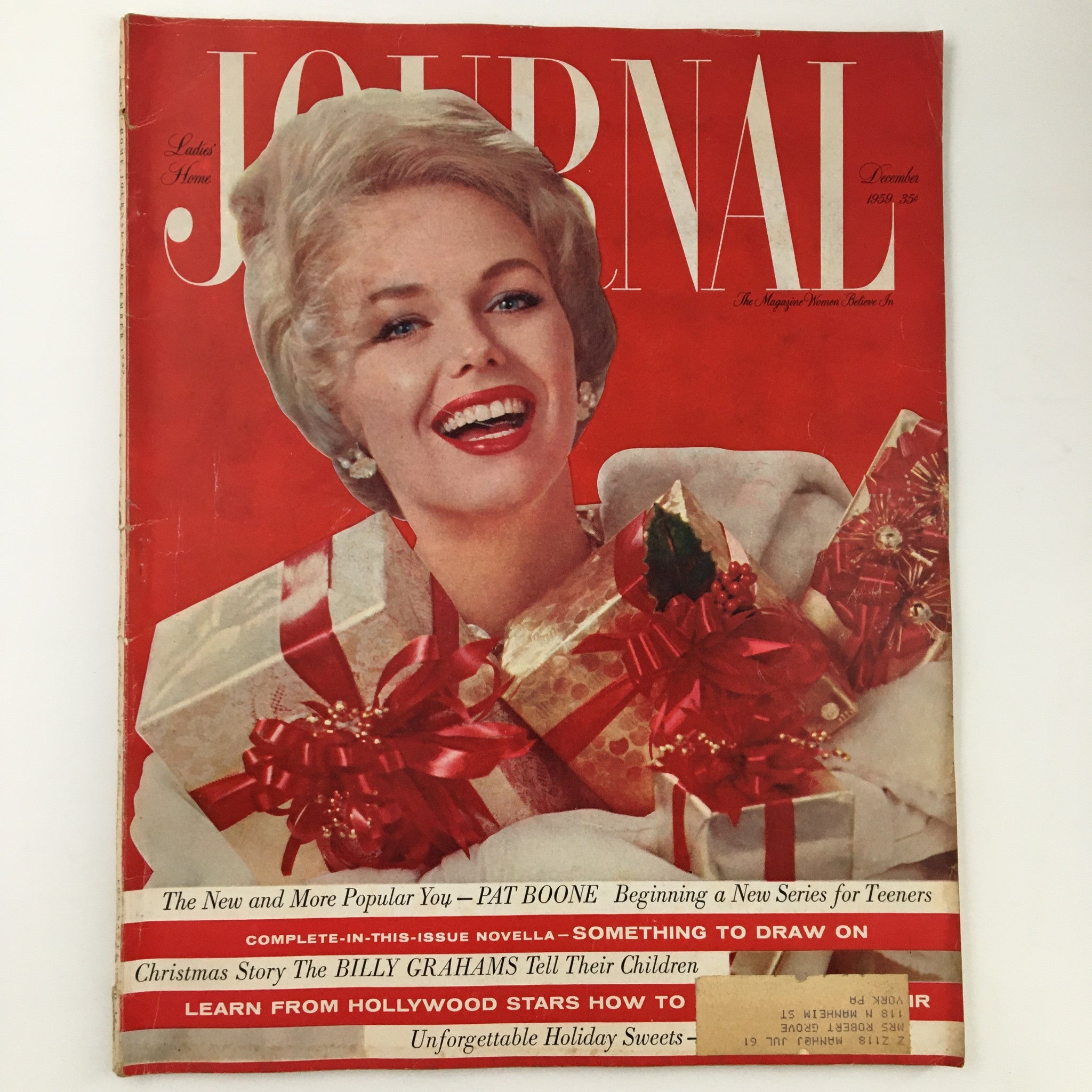 Ladies' Home Journal Magazine December 1959 The New and Popular Pat Boone