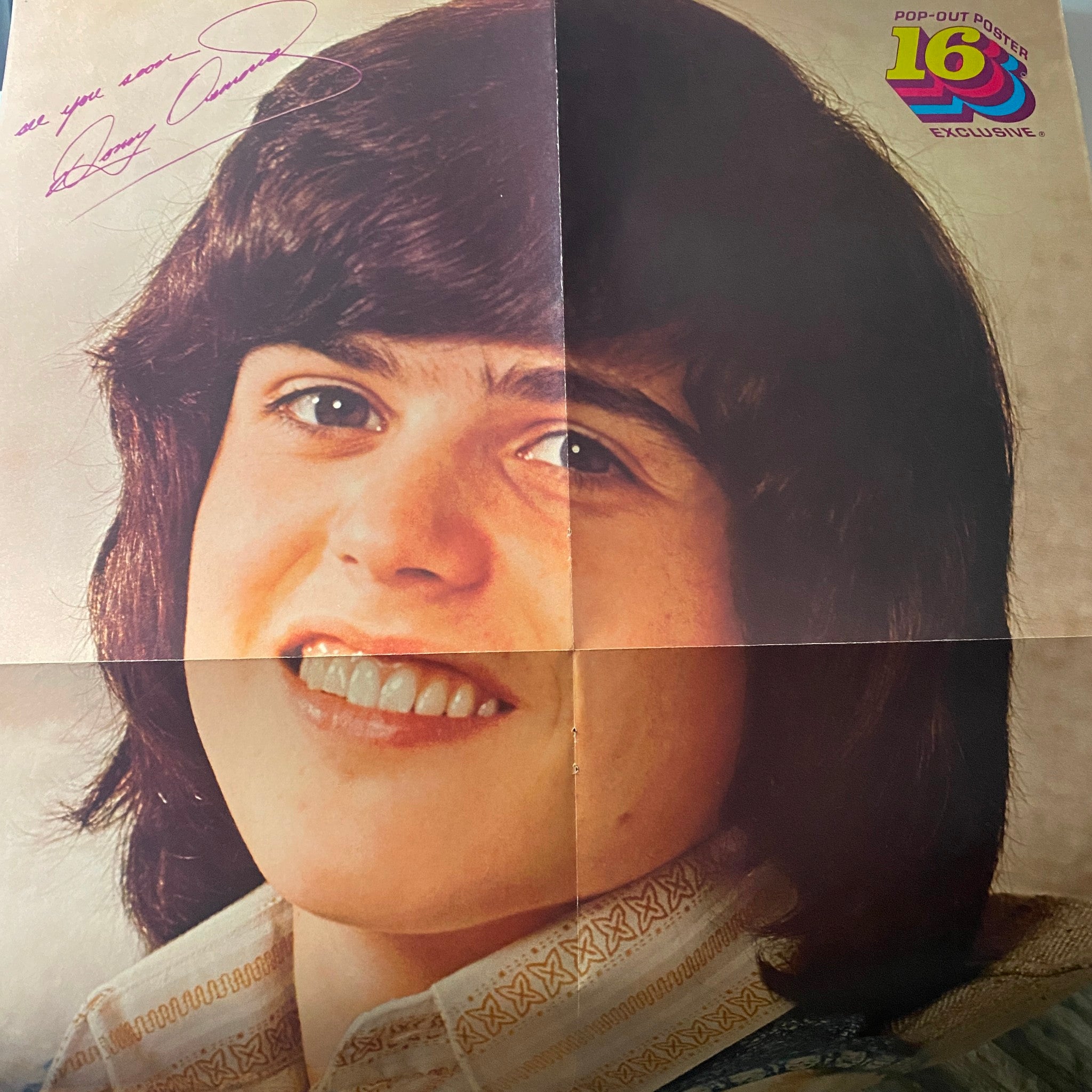 VTG 16 Magazine February 1974 Andy & David, Bobby Sherman w Poster