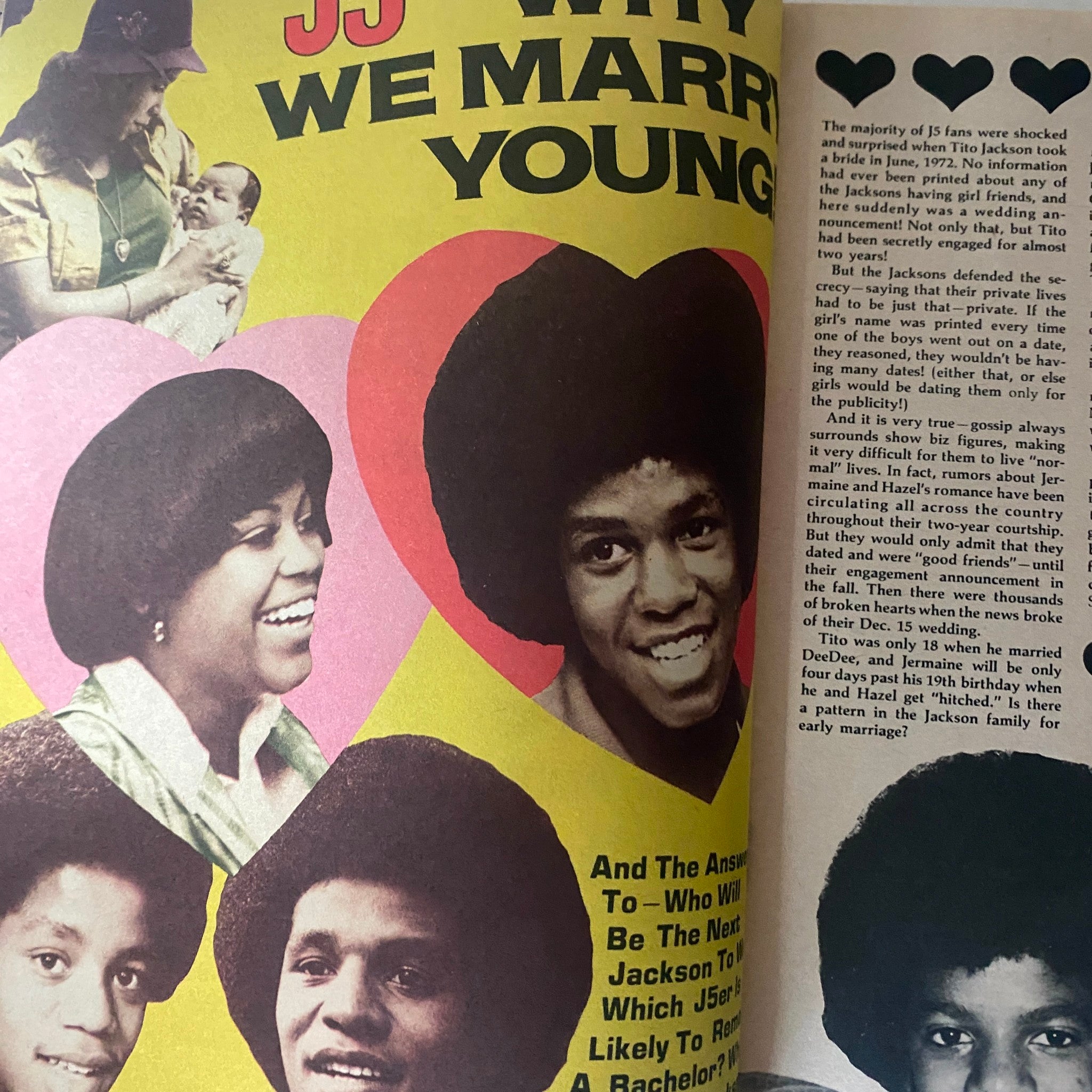 VTG 16 Magazine March 1974 Randy Mantooth, The Jackson 5 w Poster