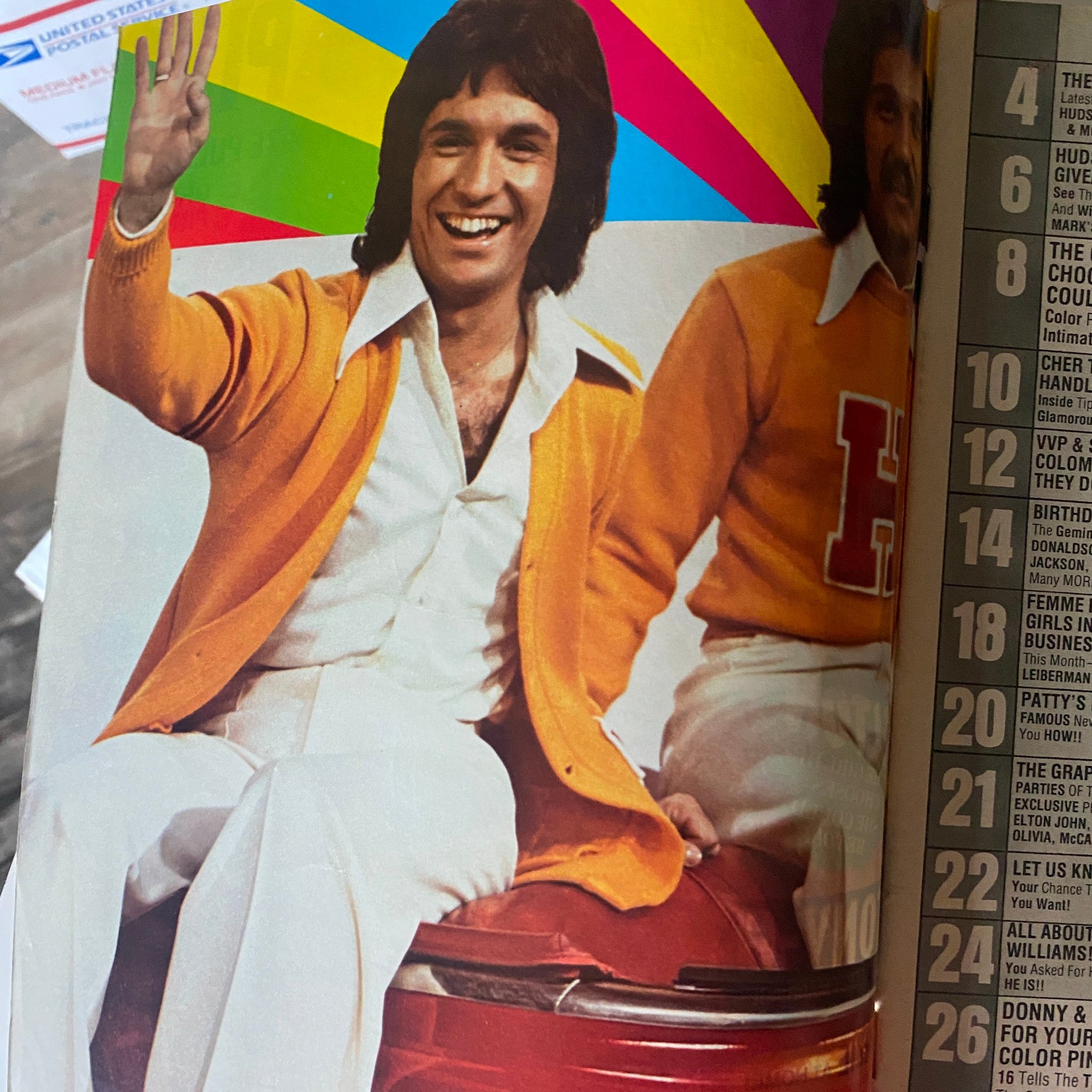 VTG 16 Magazine July 1975 Fonzie, Chico, Alice and Cher VG w Poster