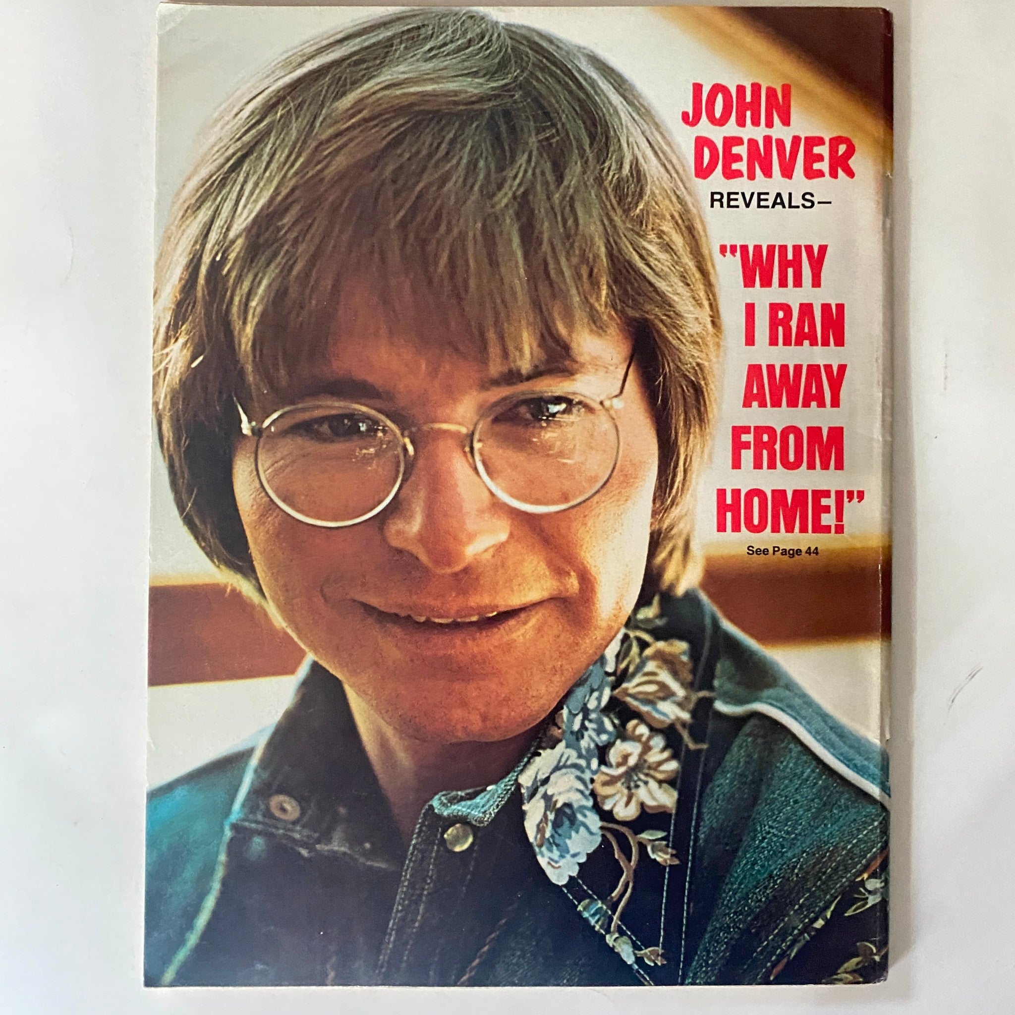 VTG 16 Magazine October 1975 Elton John, Vince Pan Patten VG w Poster