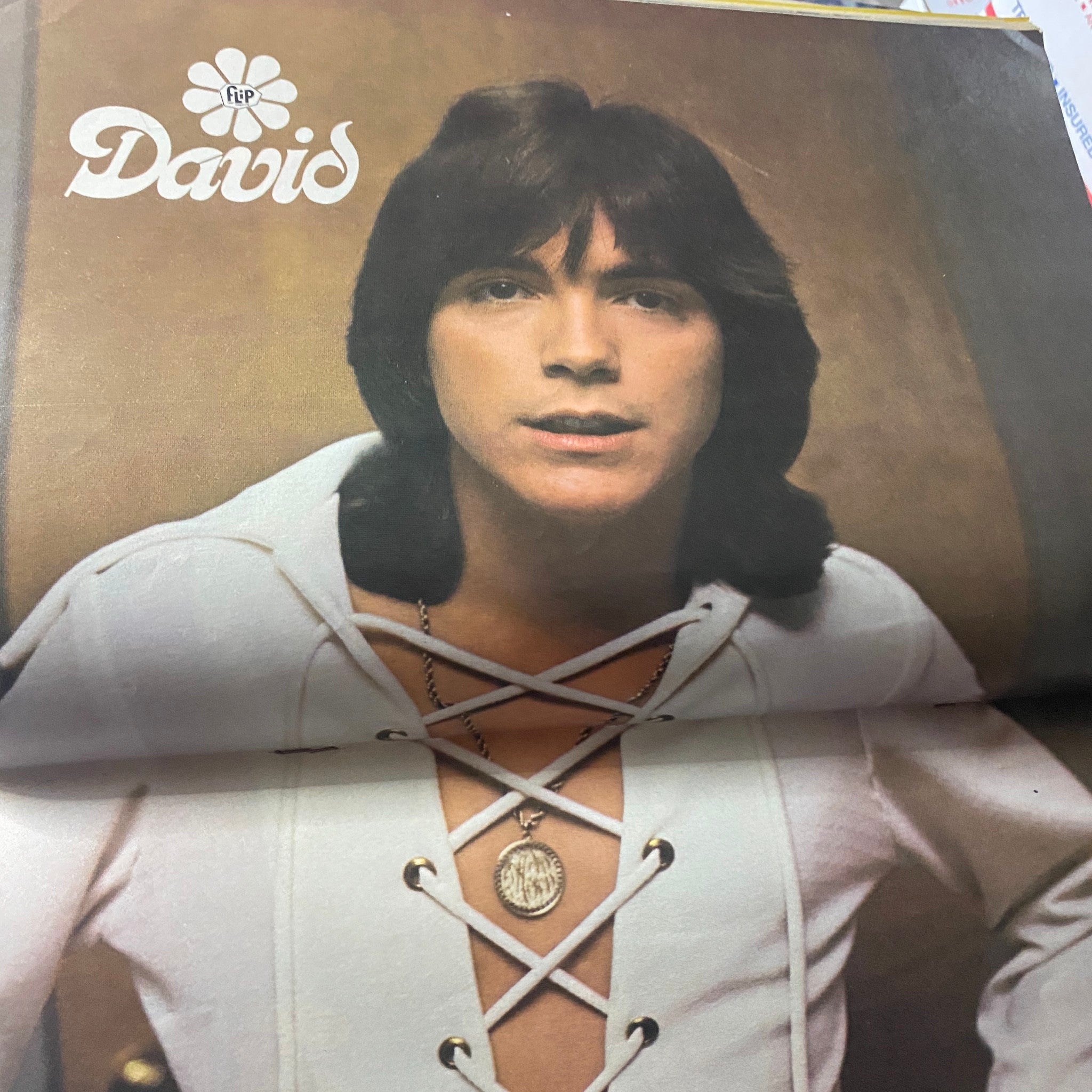 VTG Flip Teen Magazine November 1971 David Cassidy VG w Poster No Label