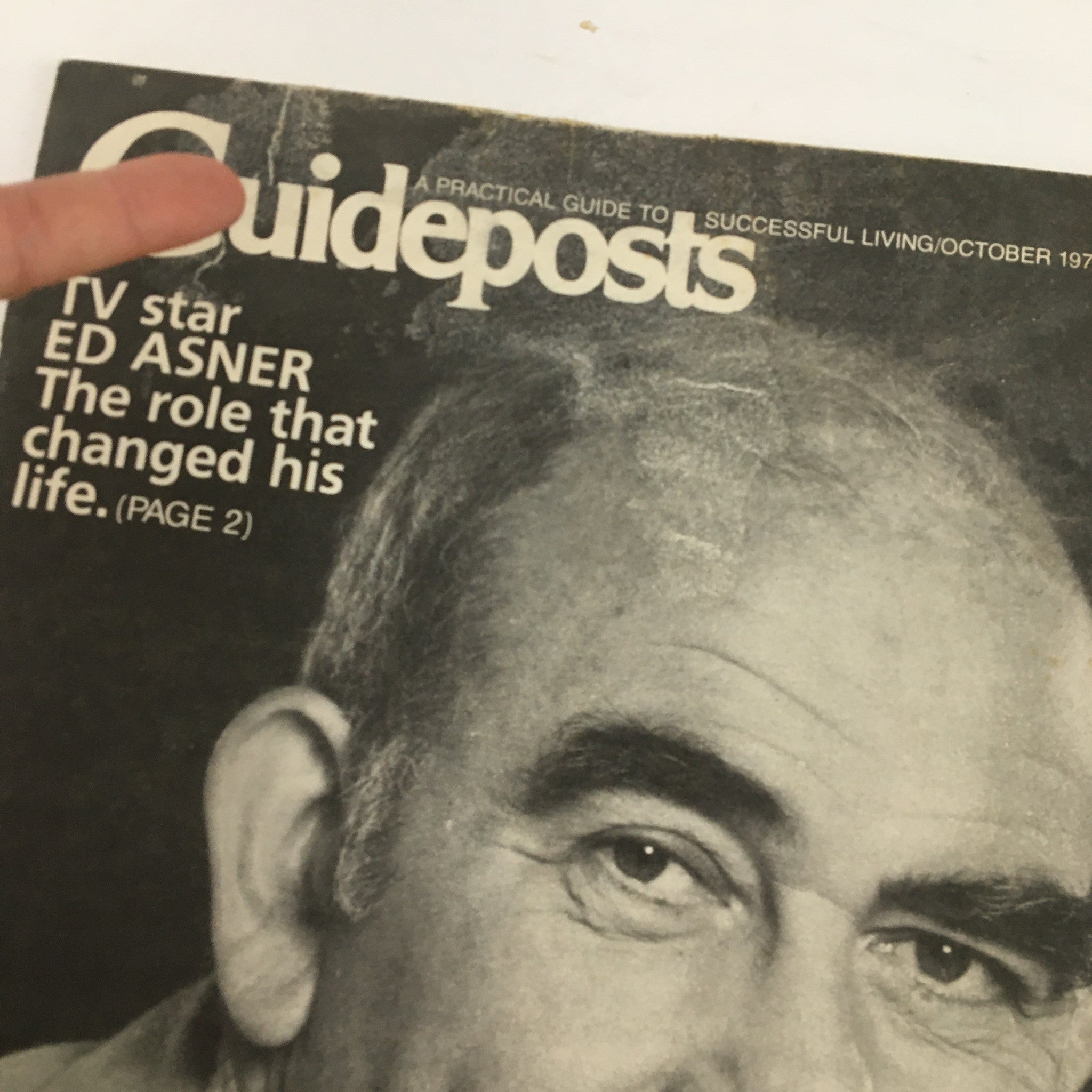 Guideposts Magazine October 1979 TV Star Ed Asner Role That Changed His Life