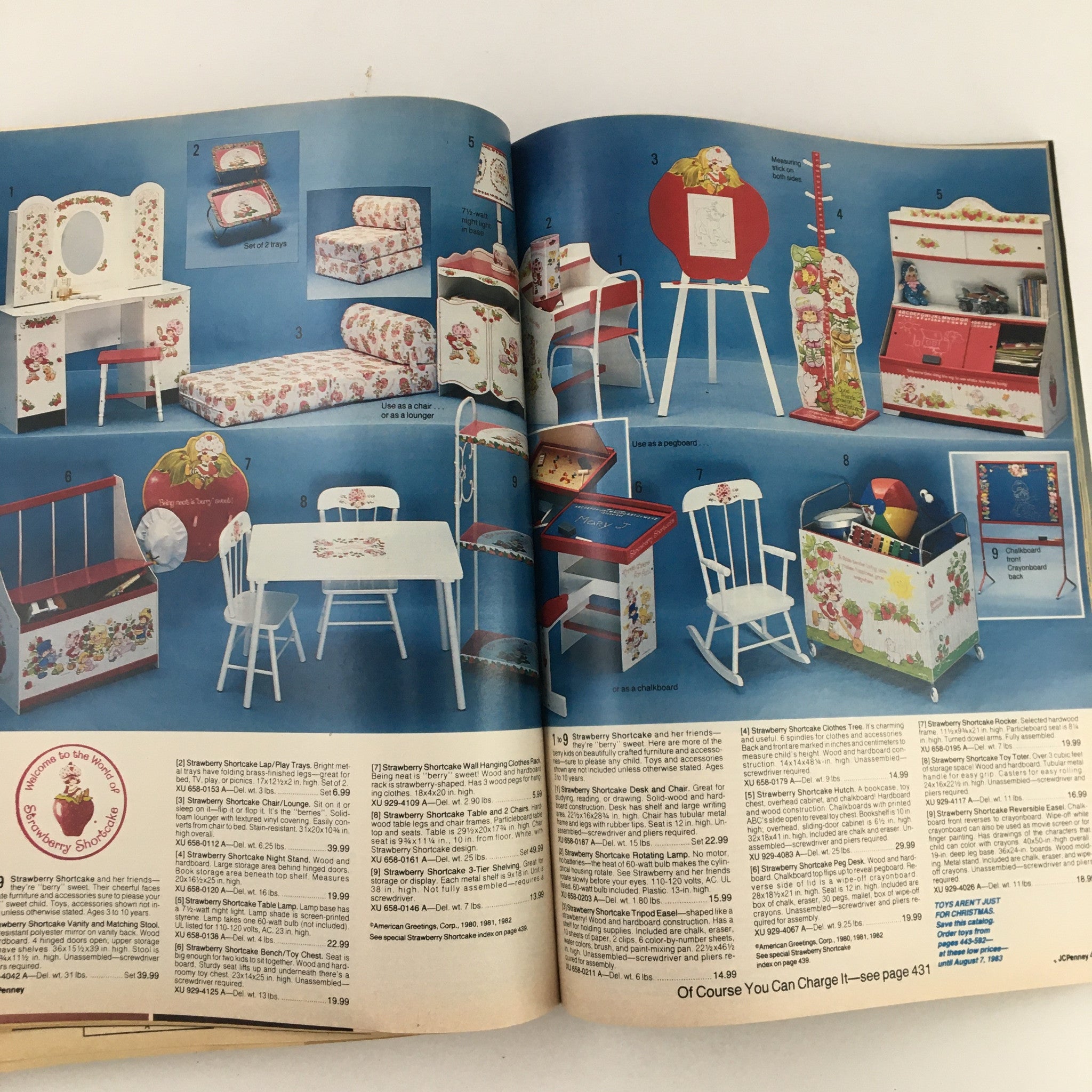 1982 JCPenney Christmas Toys and Strawberry Shortcake Price Guide Catalog