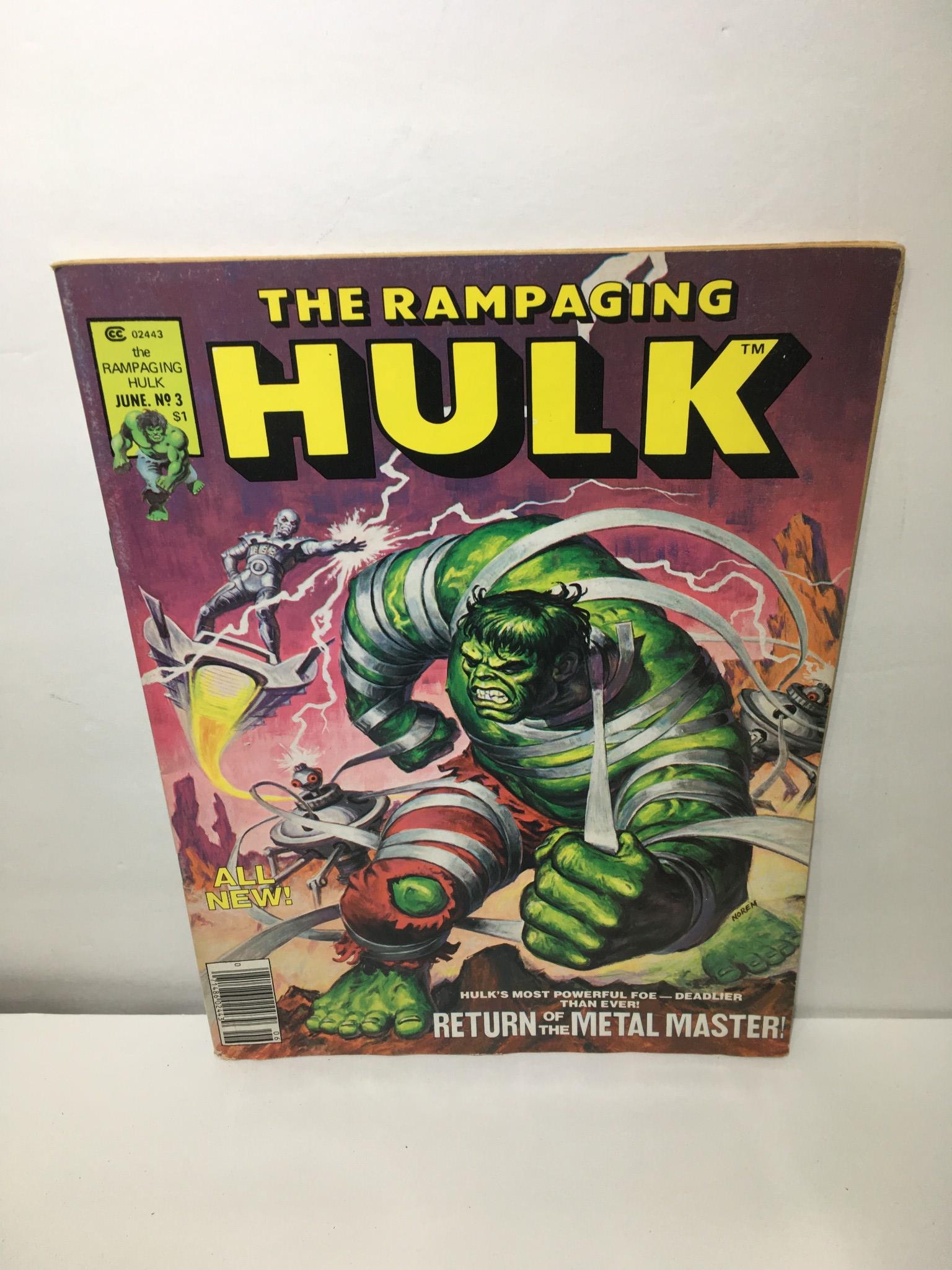 The Rampaging Hulk #3 1977 Return of the Metal Master