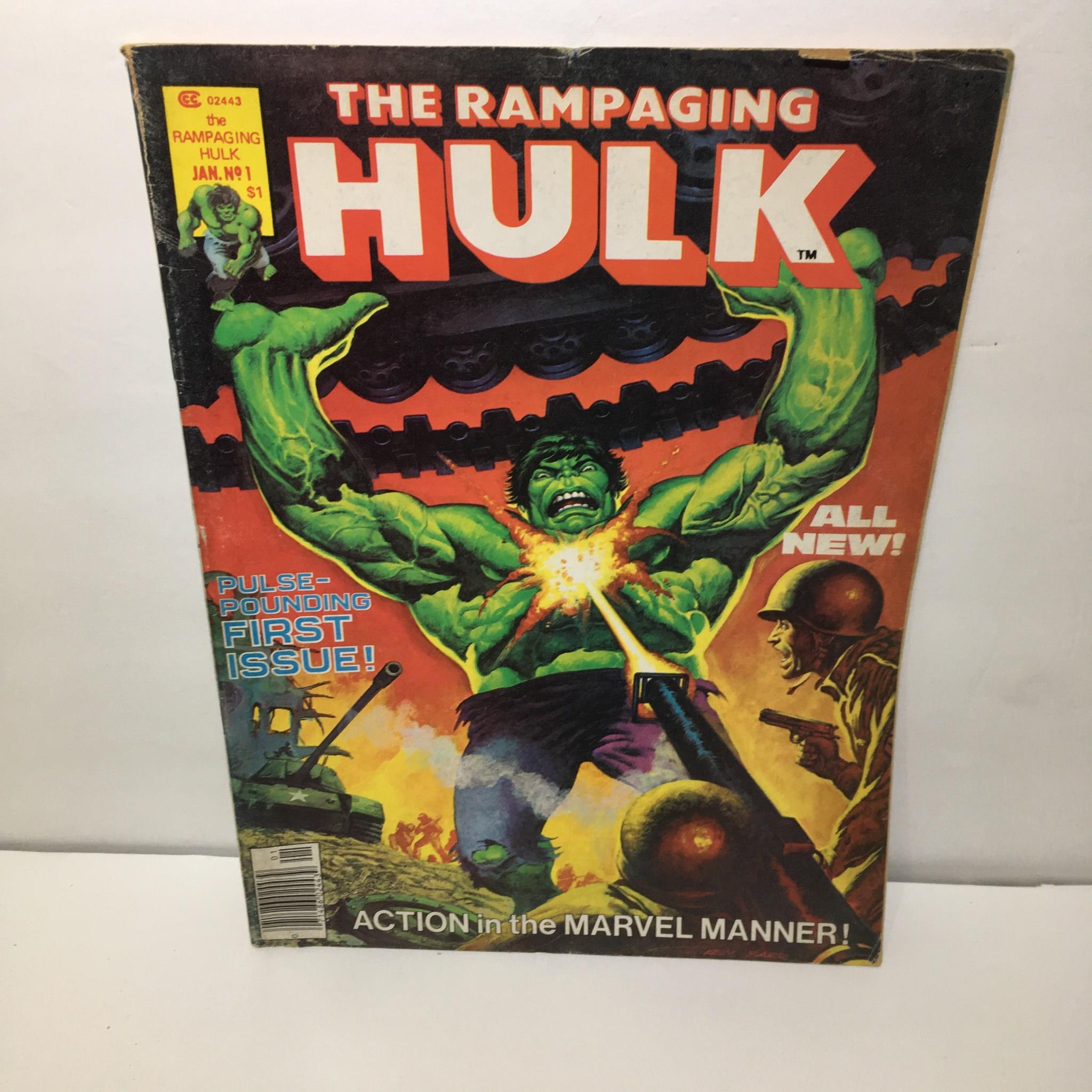 Stan Lee Presents: The Rampaging Hulk Jan No. 1 Action in the Marvel Manner!