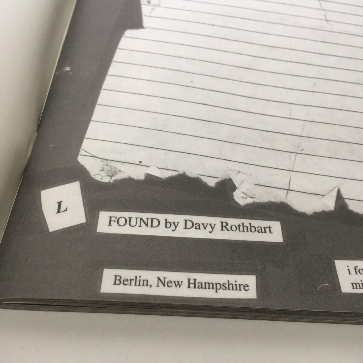 Found Magazine #2 by Davy Rothbart