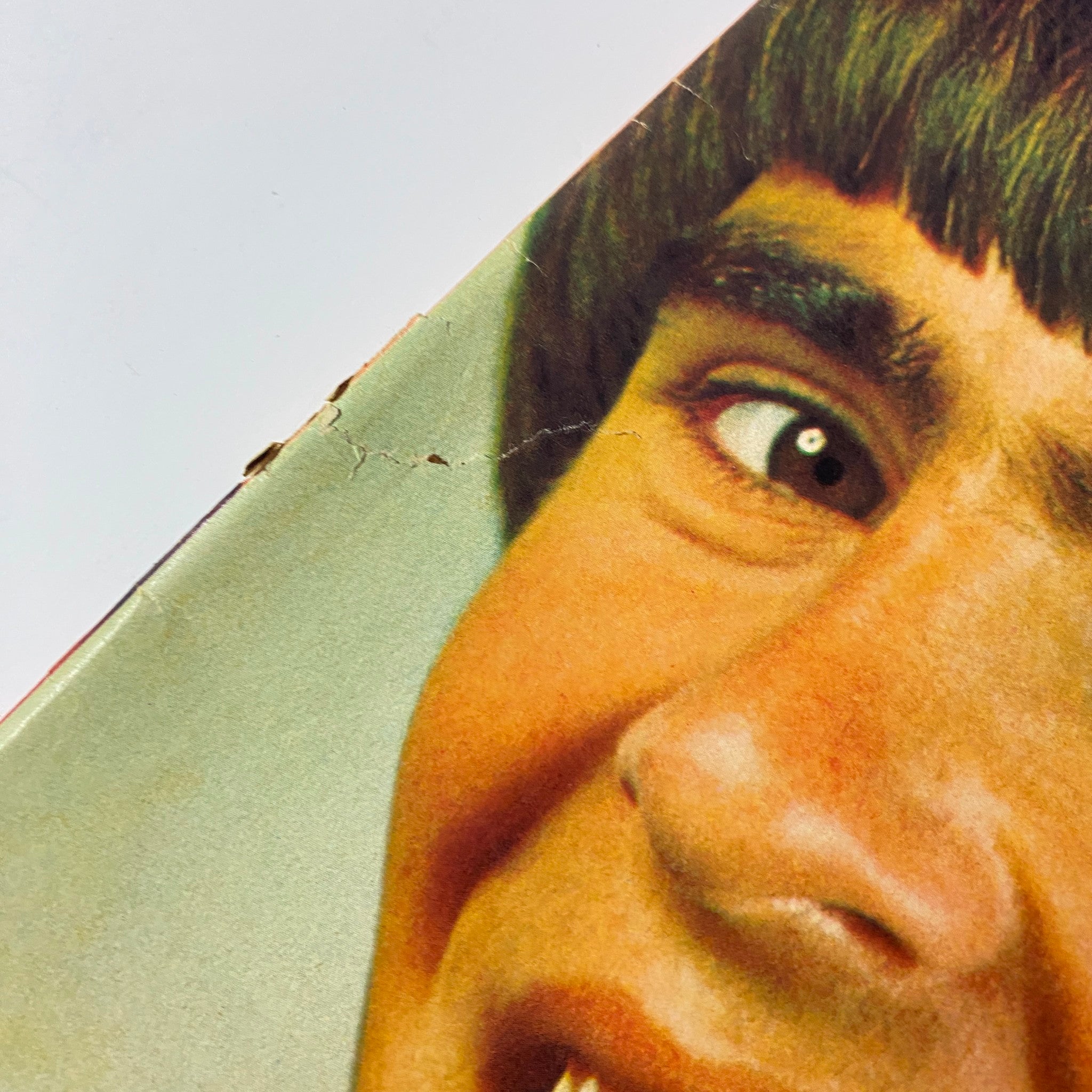 Close-up detail of Micky Dolenz from Tiger Beat's Official September 1967 #5 Monkee Spectacular, showcasing his expressive eyes.