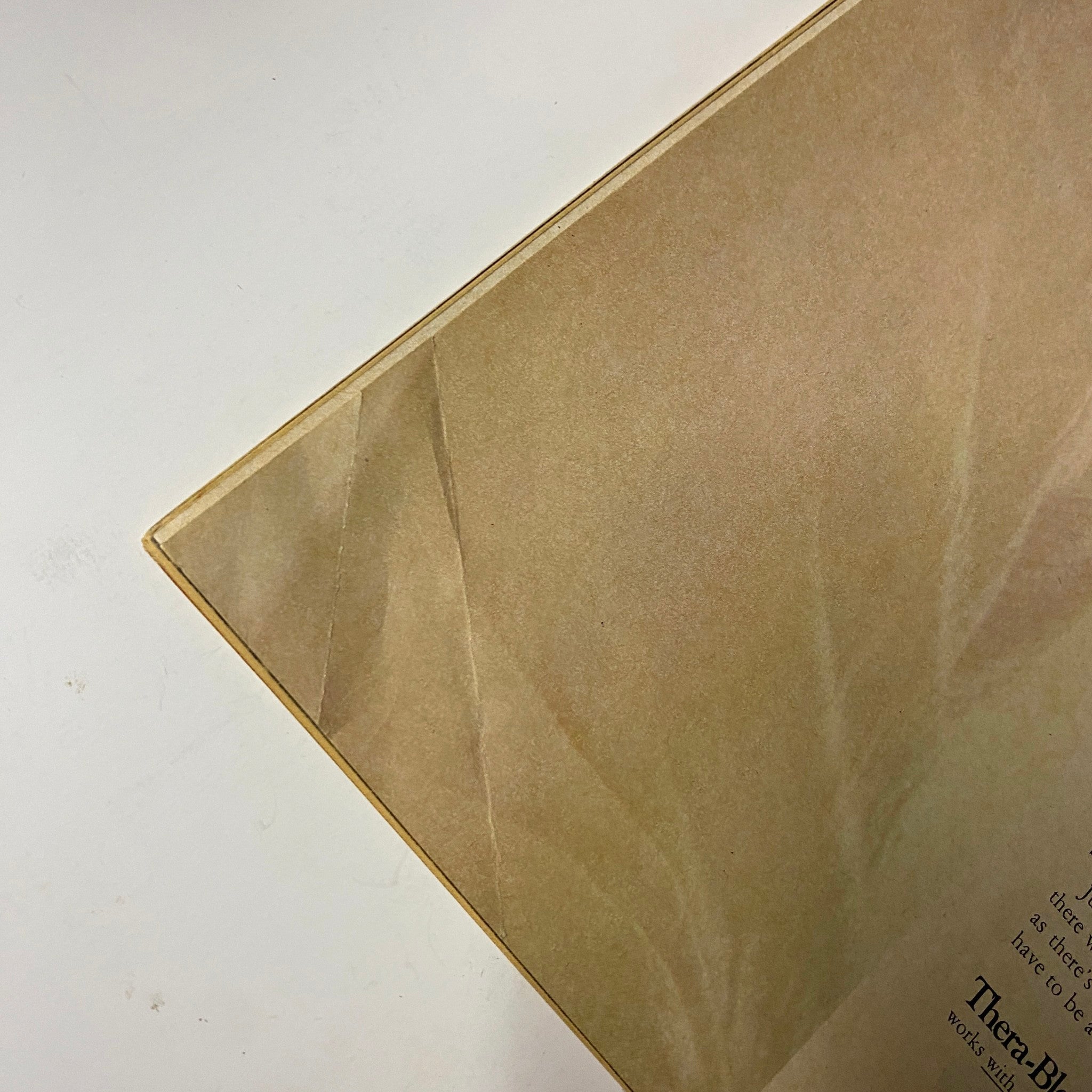 Close-up of TeenSet Magazine July 1968 advertisement showing the back cover with visible creases and wear, promoting Thera-Blem by Noxzema for skin care.