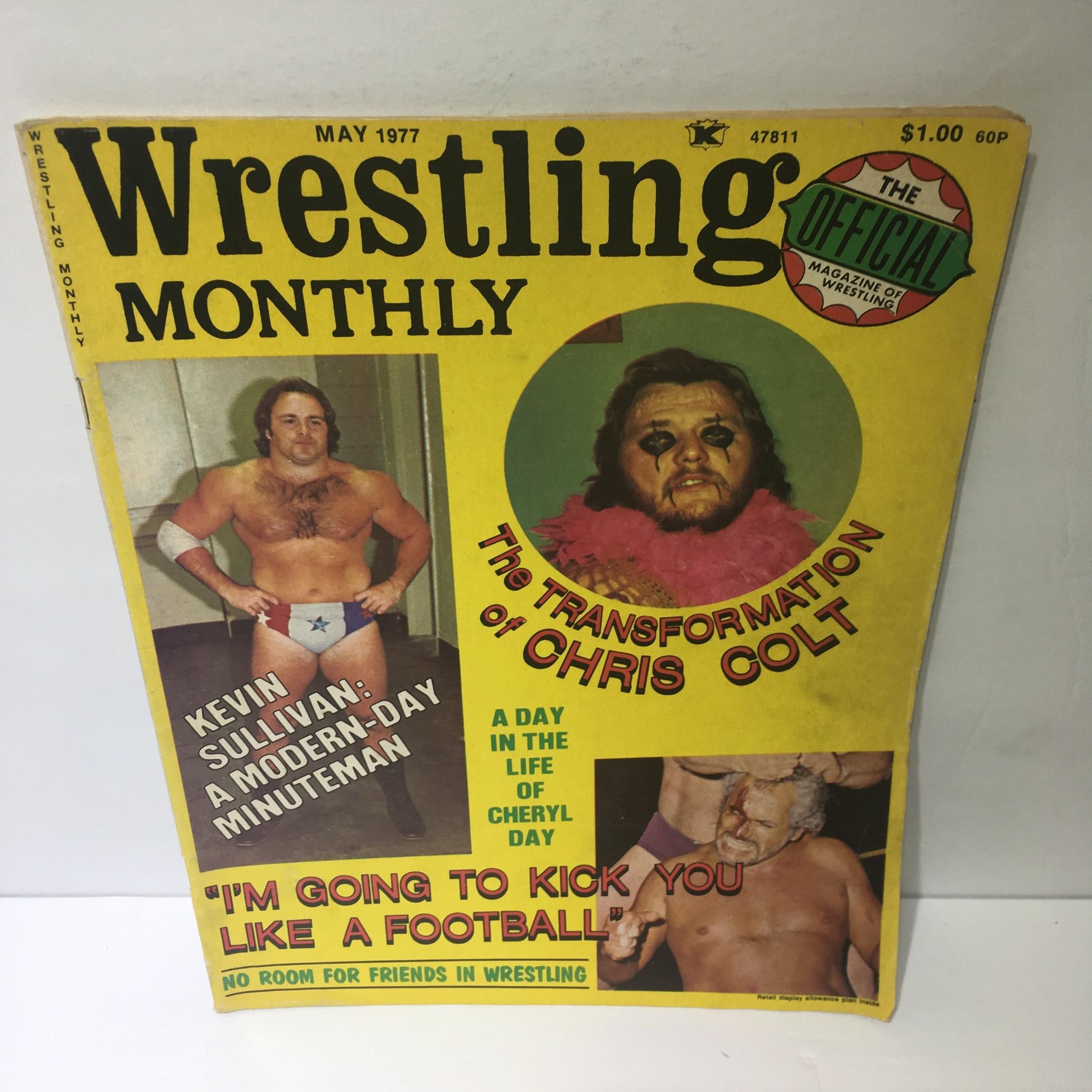 Wrestling Monthly Magazine May 1977 - Kevin Sullivan