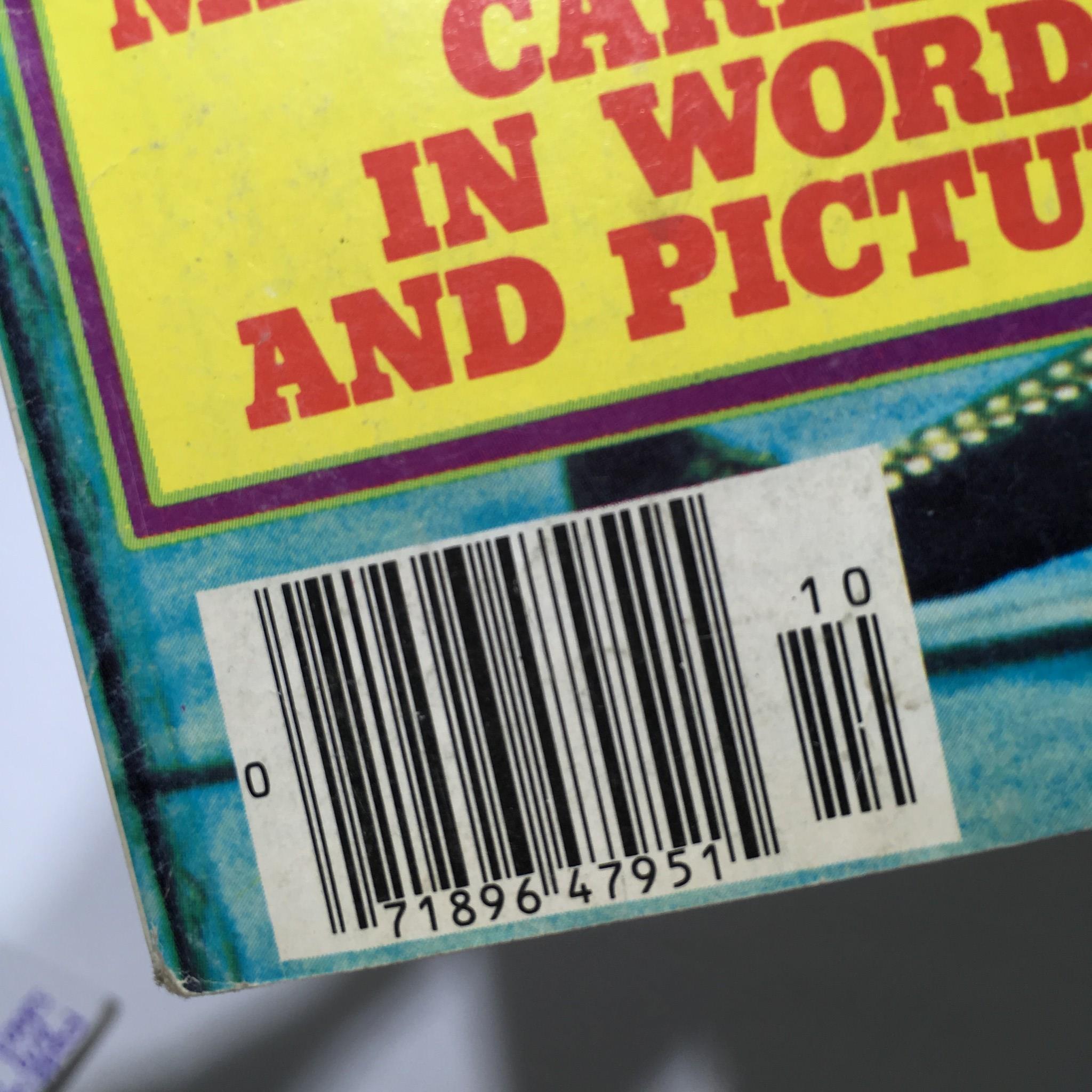 Back cover of The Wrestler Magazine October 1976, displaying a barcode and promotional text related to Charles Atlas, capturing the magazine's vintage appeal.