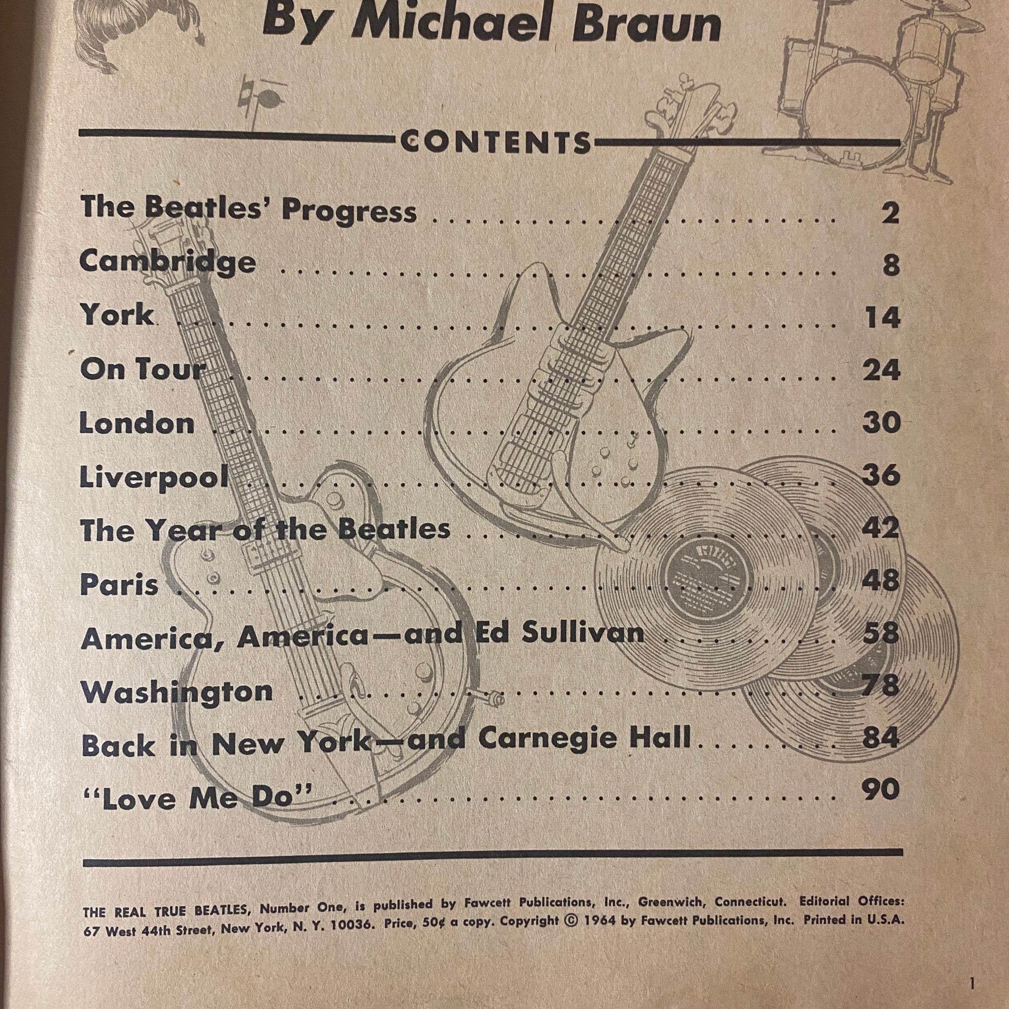 1964 The Real True Beatles Number One by Michael Braun