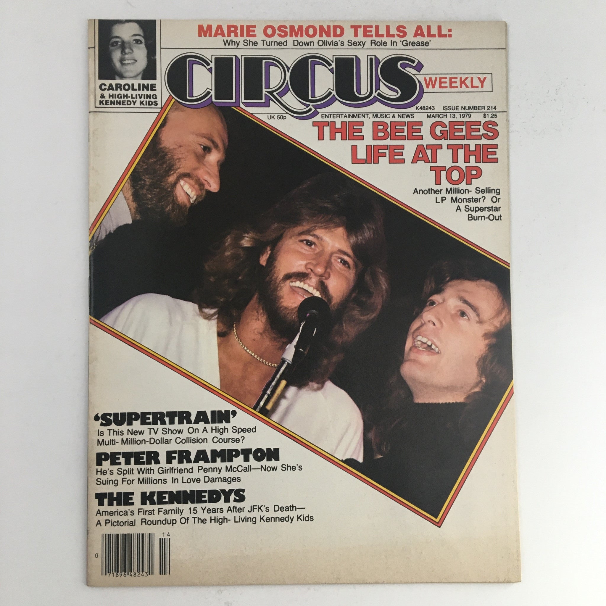 Circus Magazine March 13 1979 The Bee Gees & Elvis Costello w Poster No Label