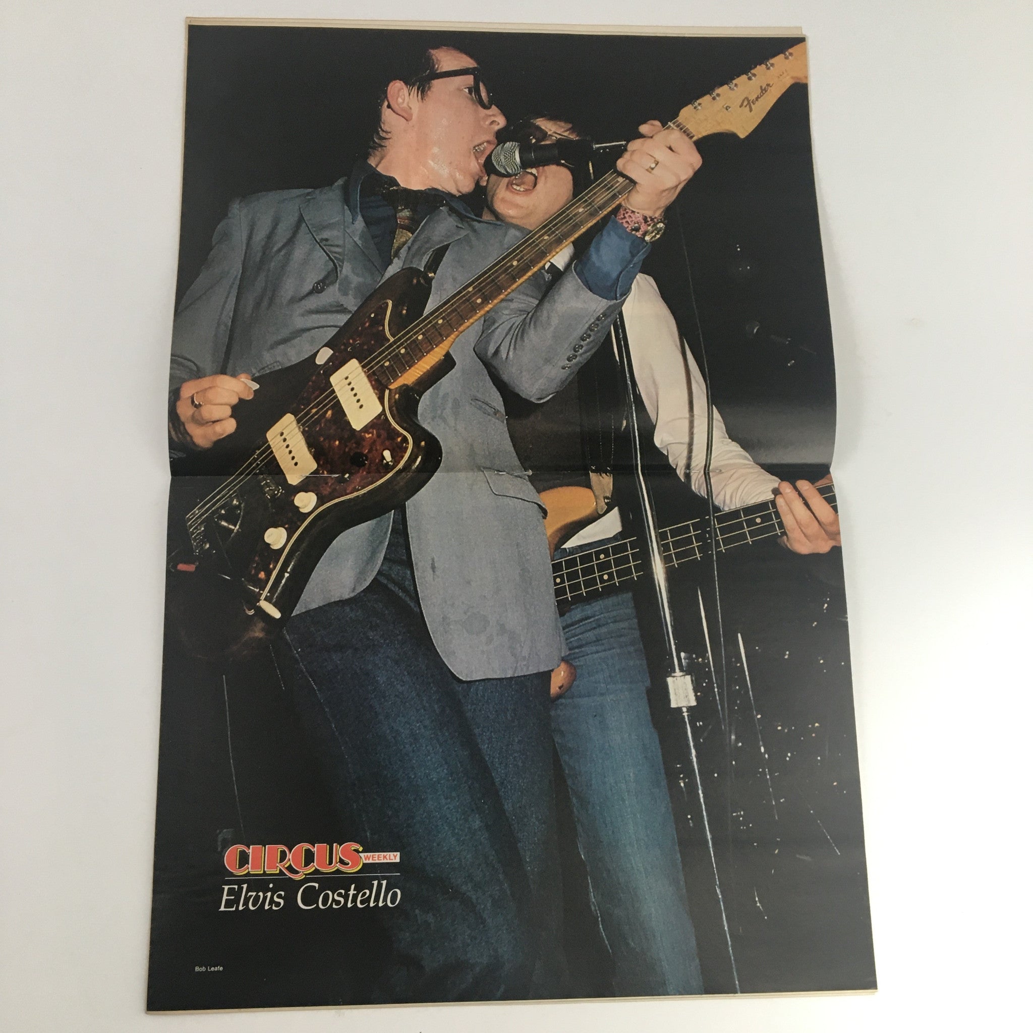 Circus Magazine March 13 1979 The Bee Gees & Elvis Costello w Poster No Label