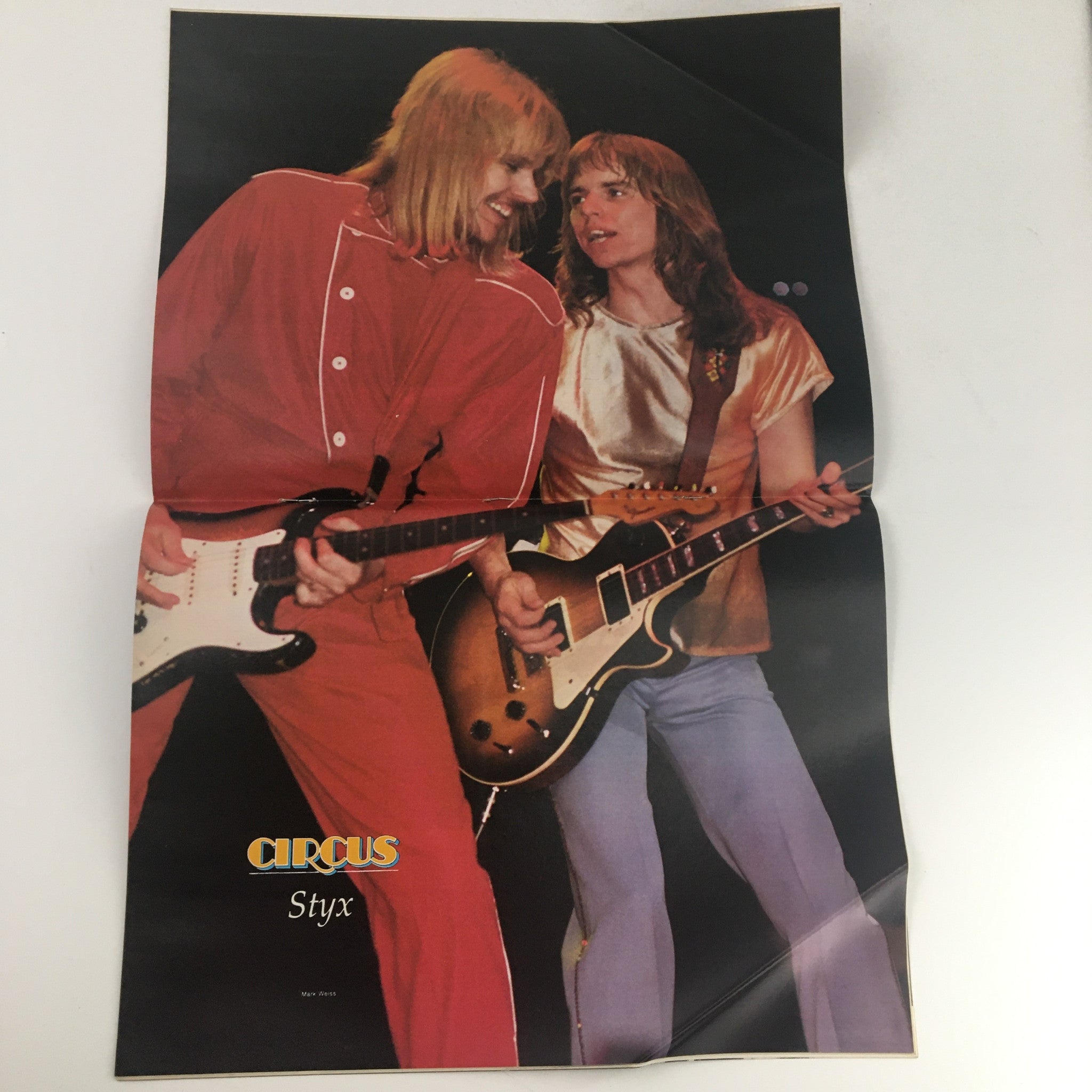 Circus Magazine April 1 1980 Alex Lifeson, Geddy Lee & Neal P. w Poster No Label