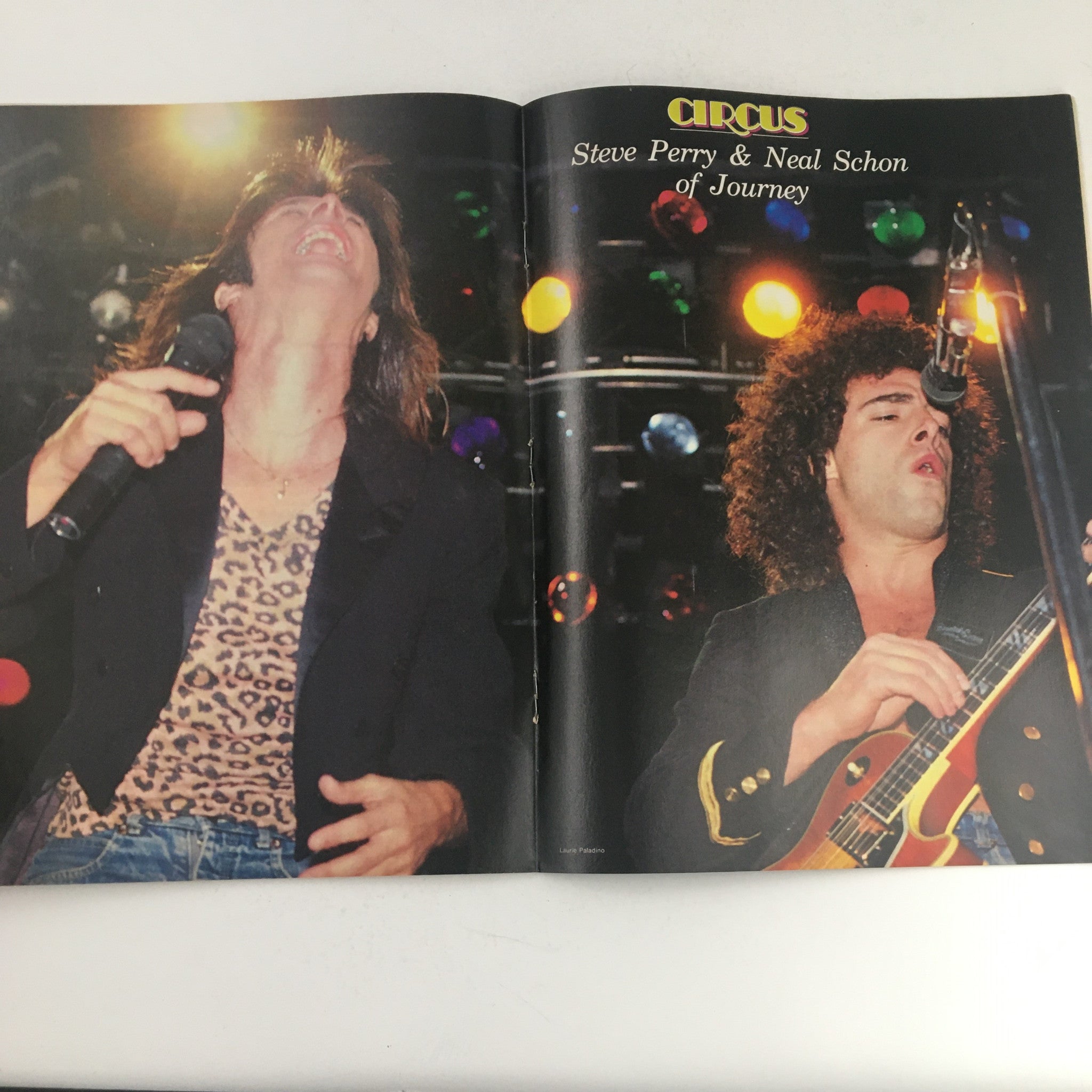 Circus Magazine April 30 1982 Steve Perry & Neal Schon Journey Poster No Label