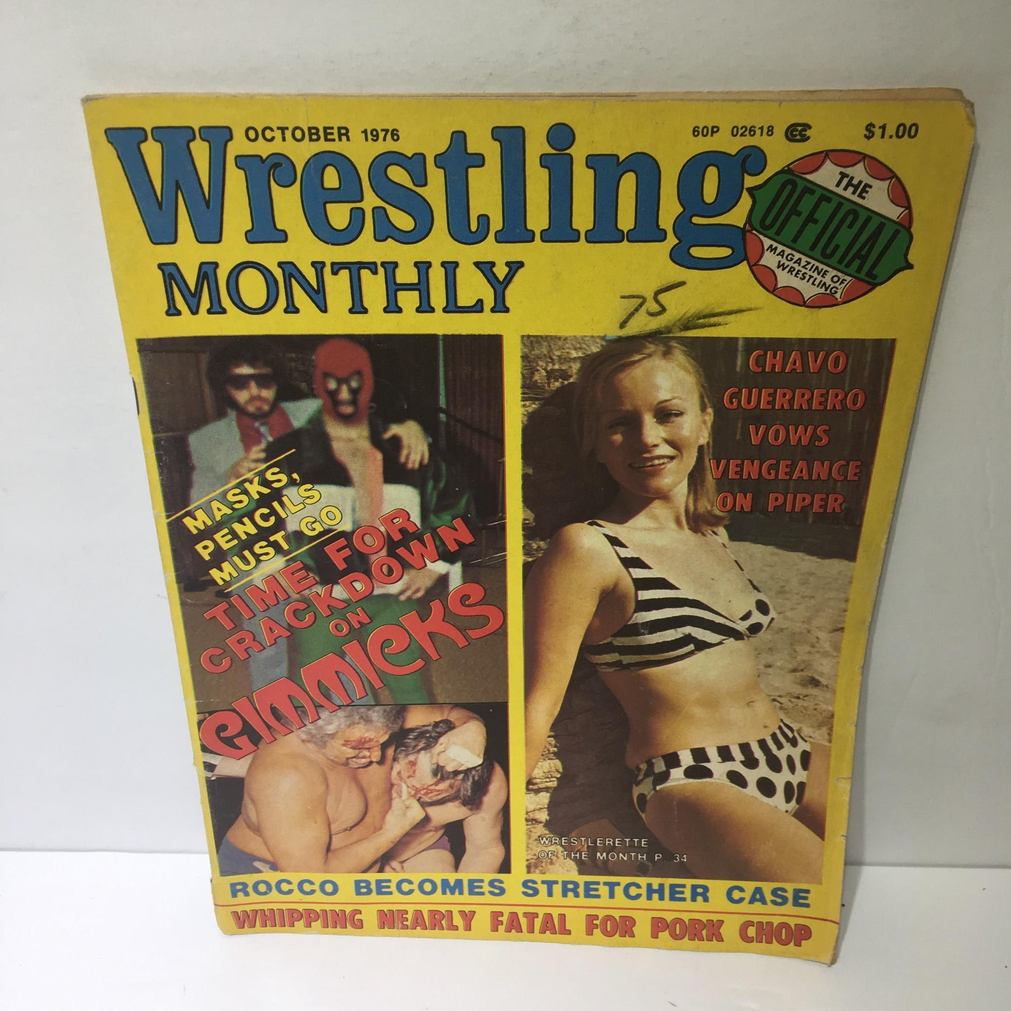 Wrestling Monthly October 1976 Chavo Guerrero