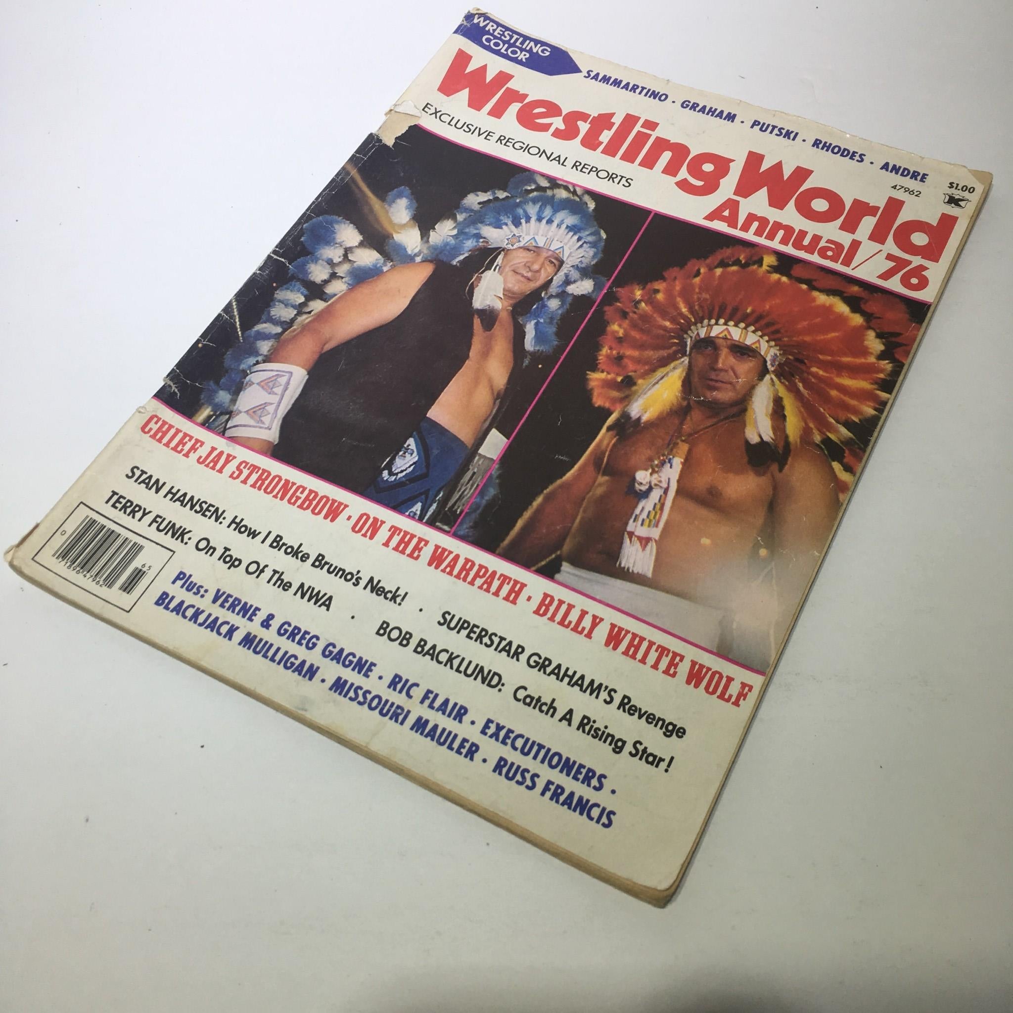 Wrestling World Annual/76 Chief Jay Strongbow / Billy White Wolf