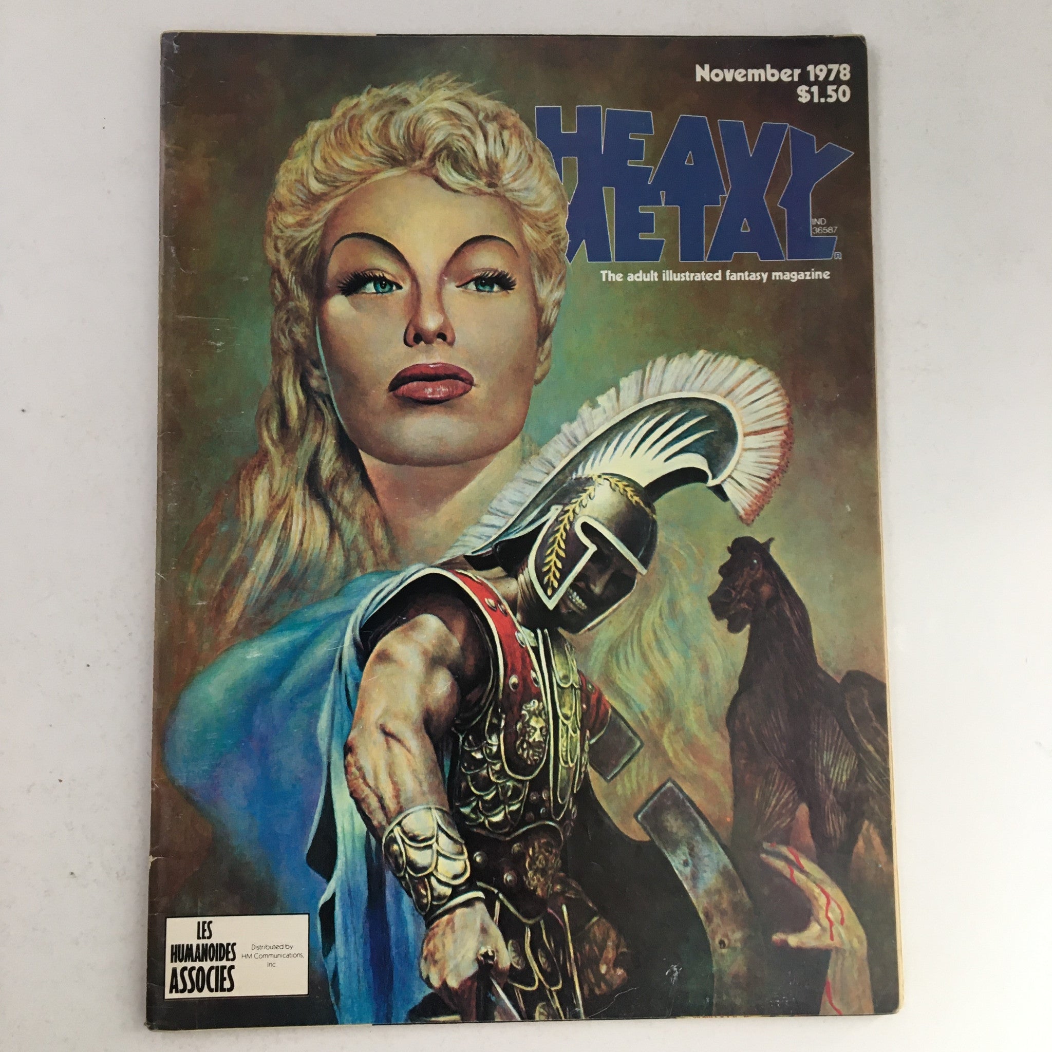 Heavy Metal Magazine November 1978 Helen of Troy by Marcus Boas No Label