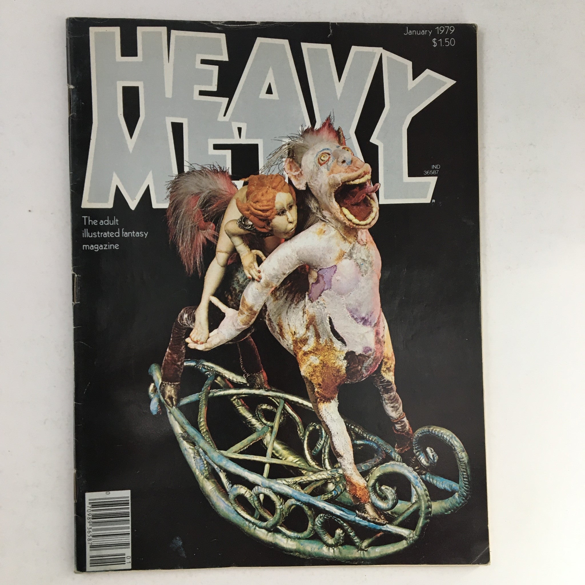 Heavy Metal Magazine January 1979 Monsieur Glou Glou by Rochberny No Label