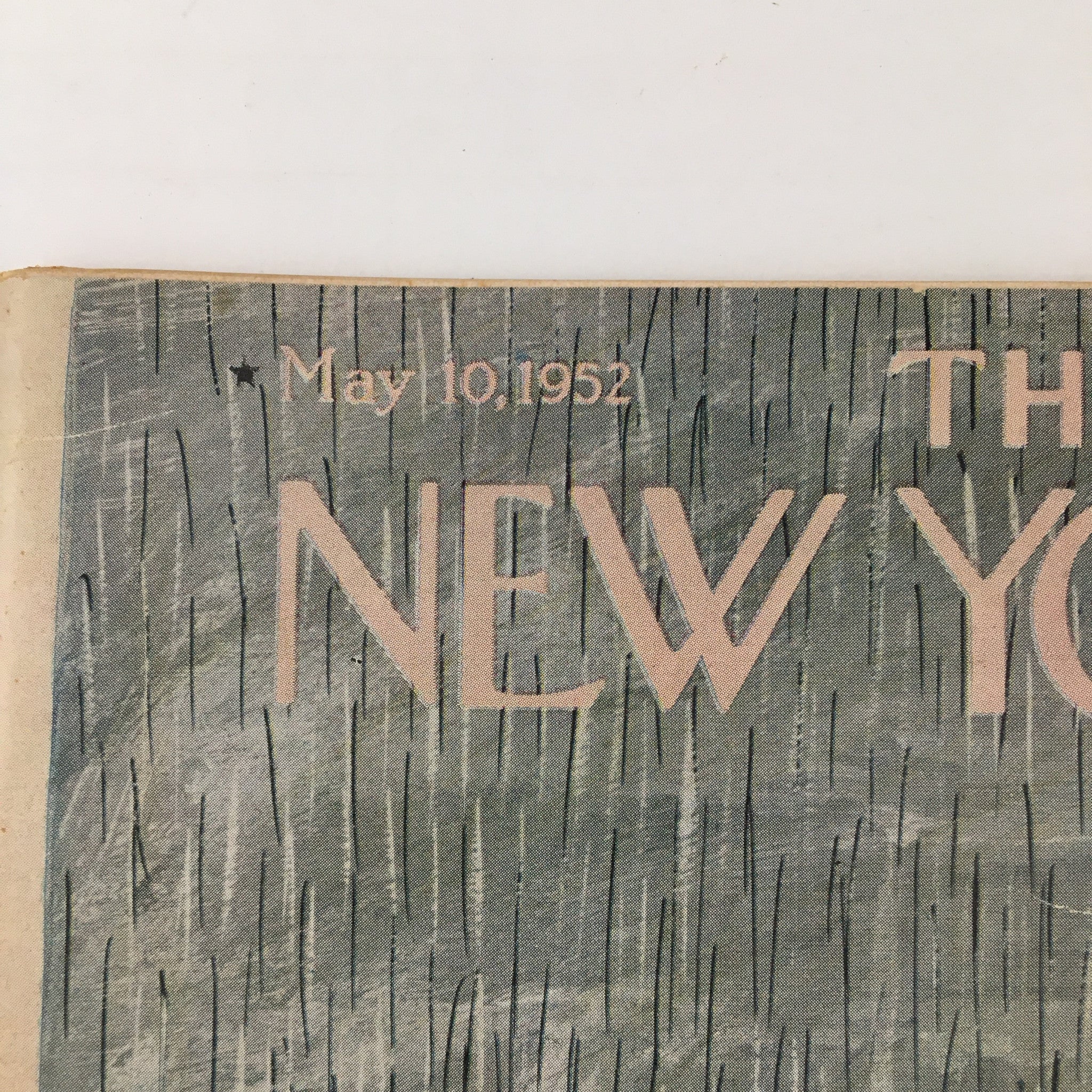 The New Yorker Magazine May 10 1952 Theme Cover by Abe Birnbaum No Label